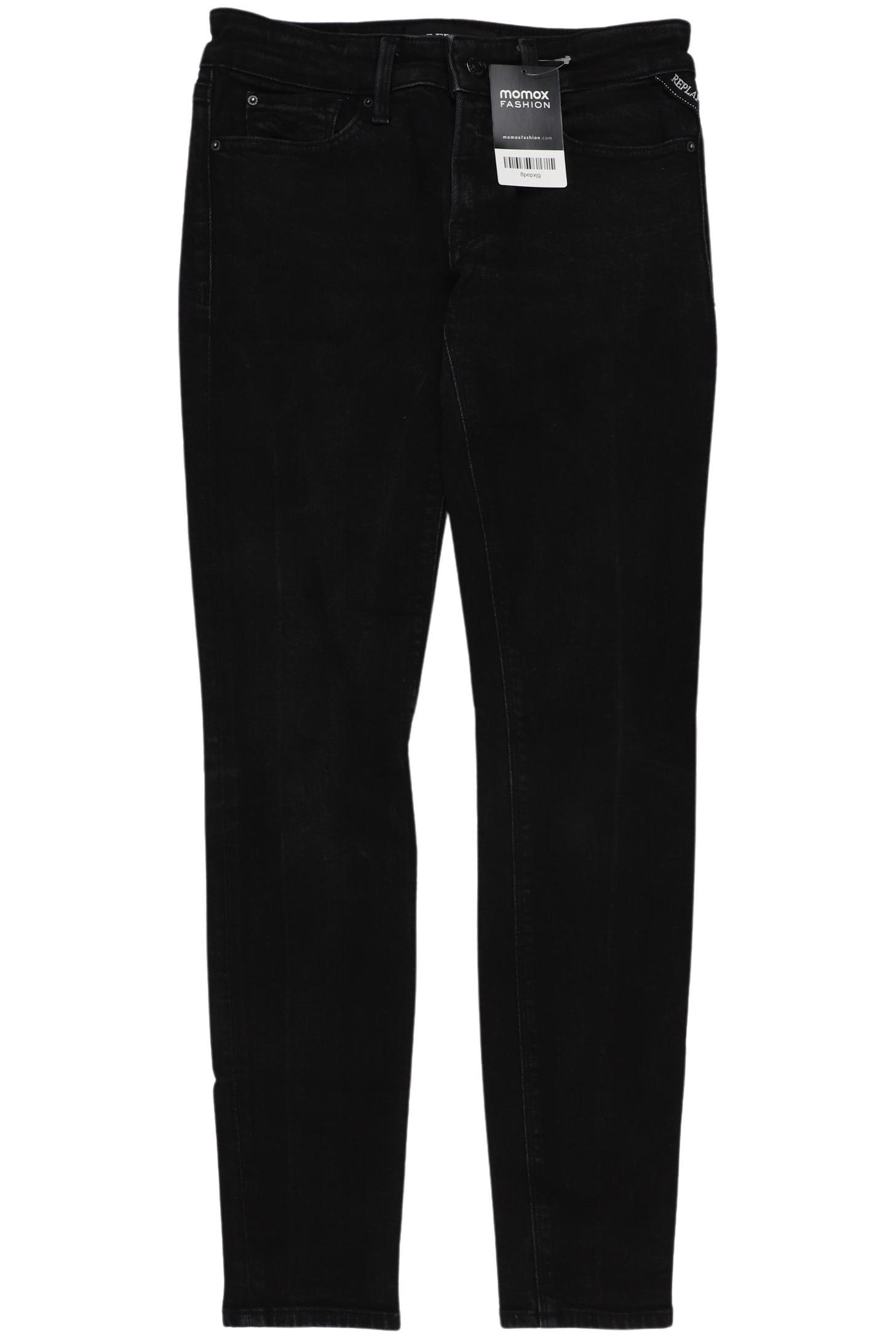 

Replay Damen Jeans, schwarz, Gr. 25