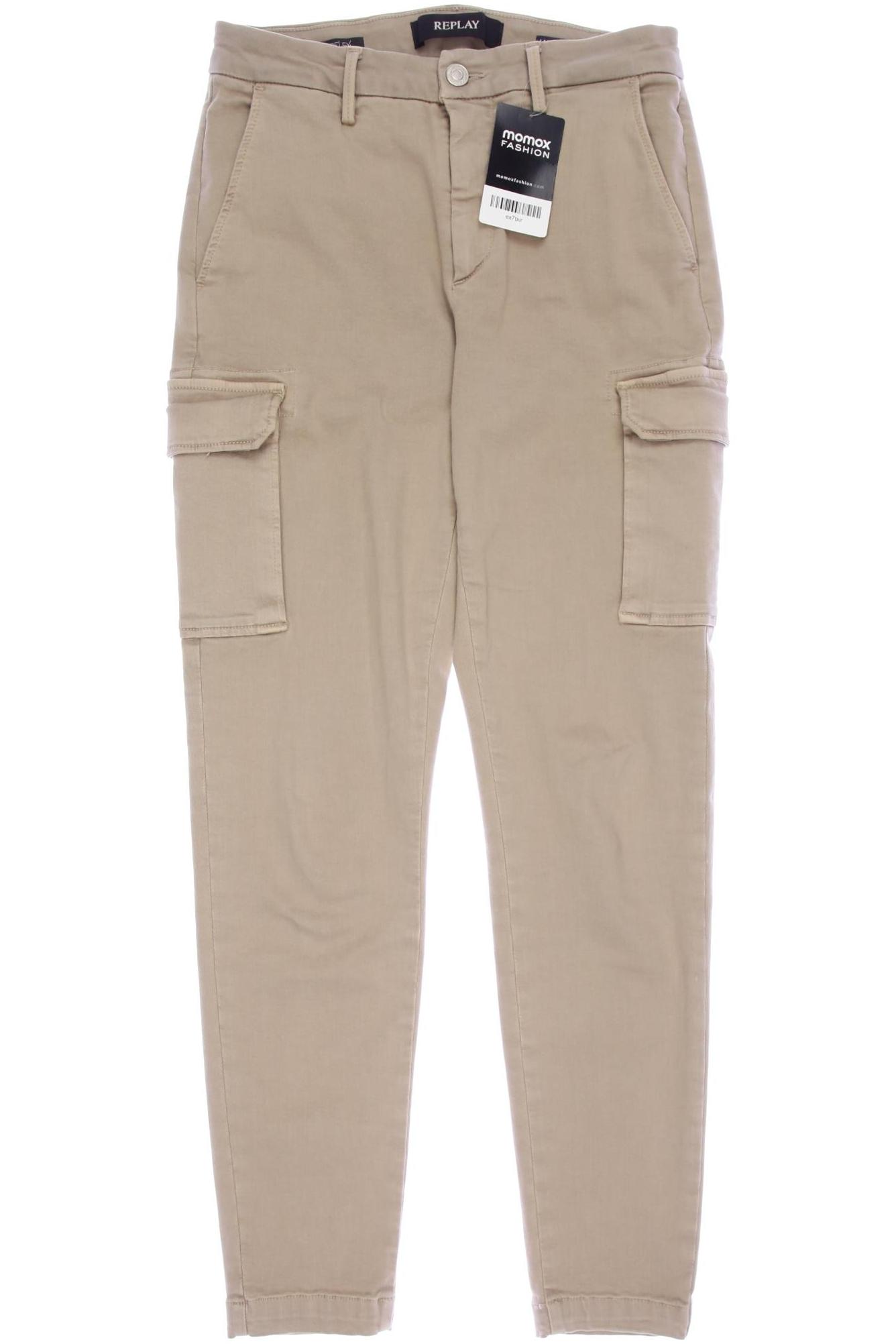 

Replay Damen Jeans, beige, Gr. 27