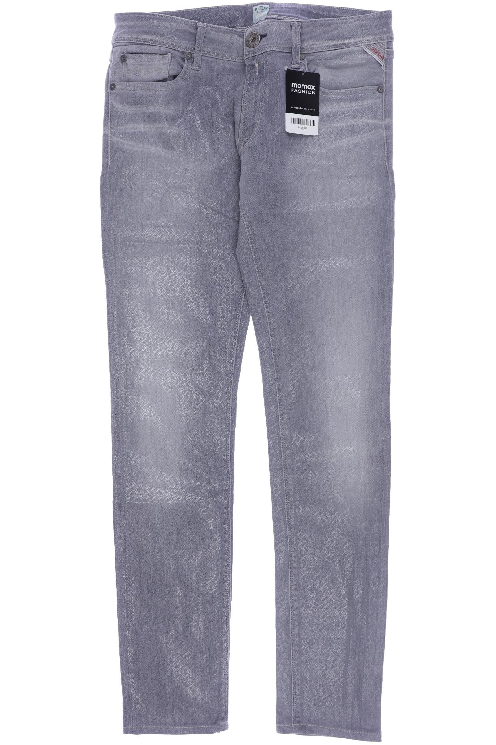 

Replay Damen Jeans, grau, Gr. 32