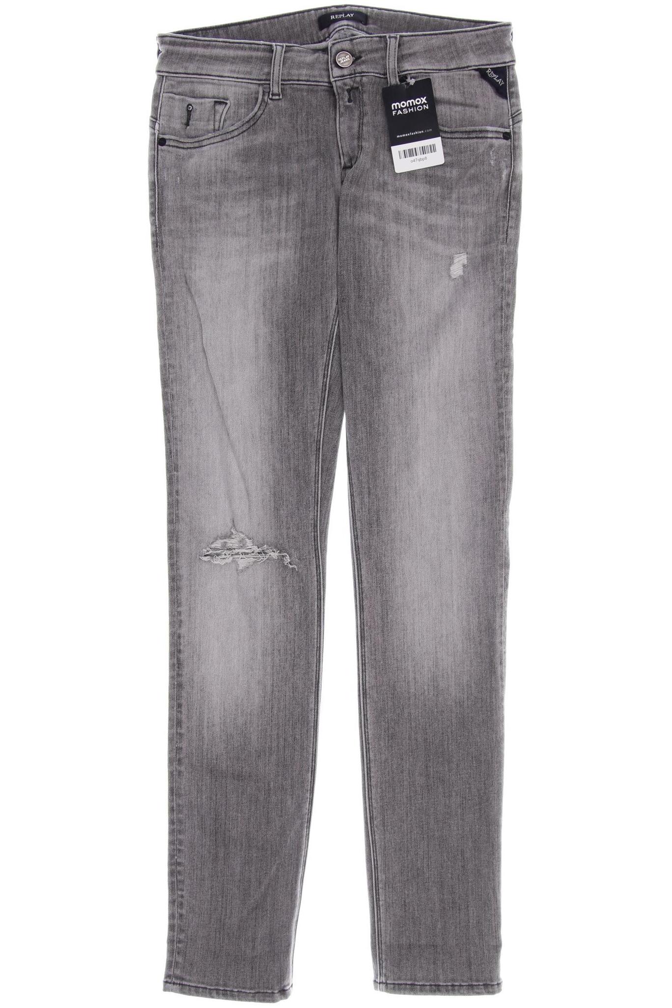 

Replay Damen Jeans, grau