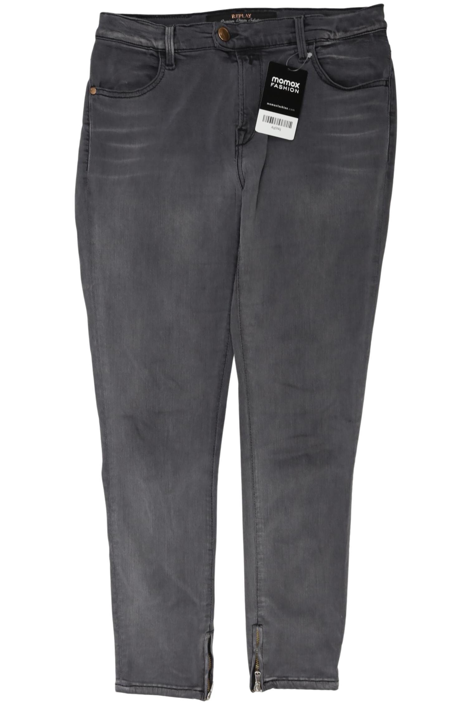 

Replay Damen Jeans, grau, Gr. 28