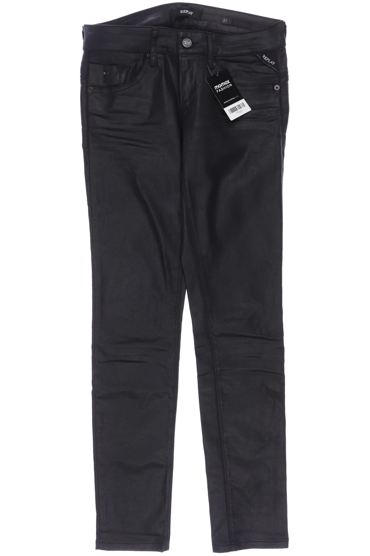 

Replay Damen Jeans, schwarz, Gr. 27