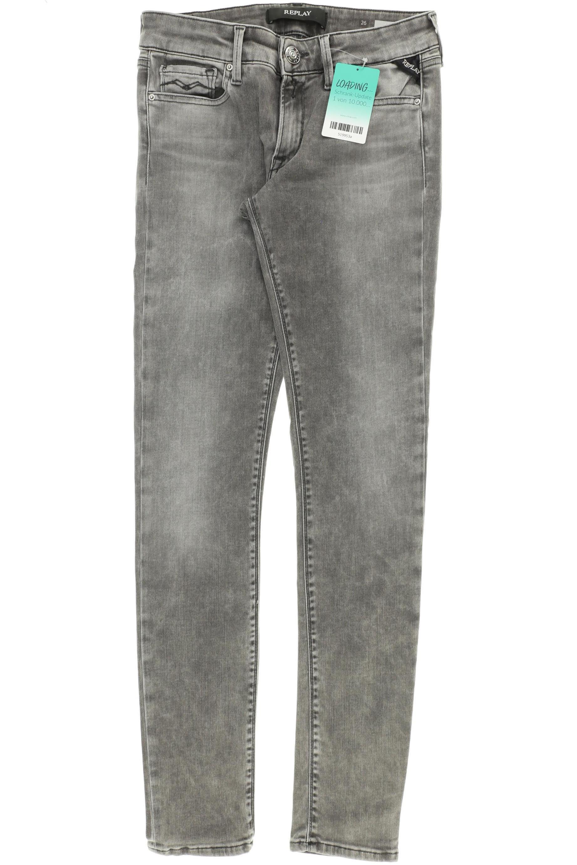 

Replay Damen Jeans, grau, Gr. 26