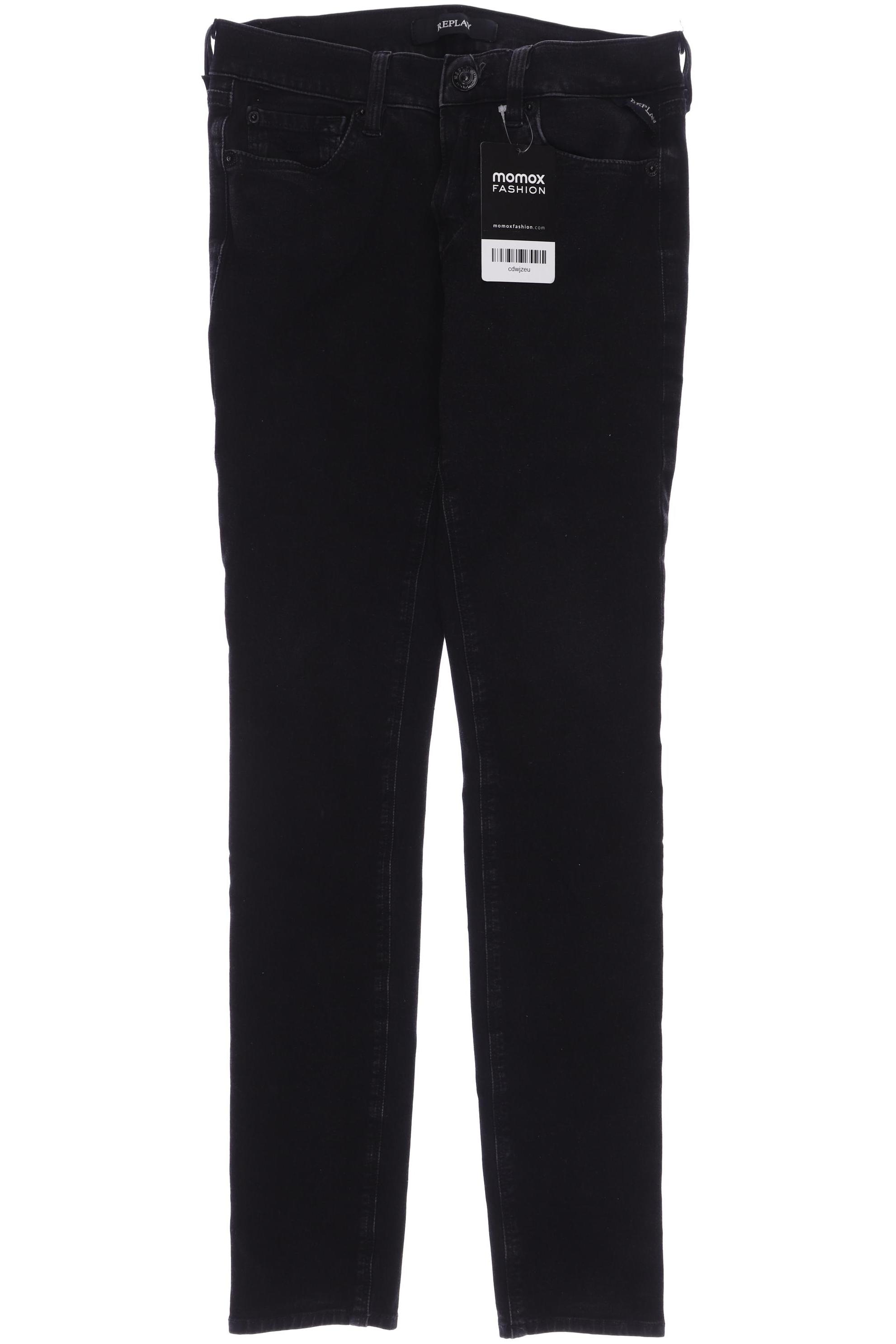

Replay Damen Jeans, schwarz