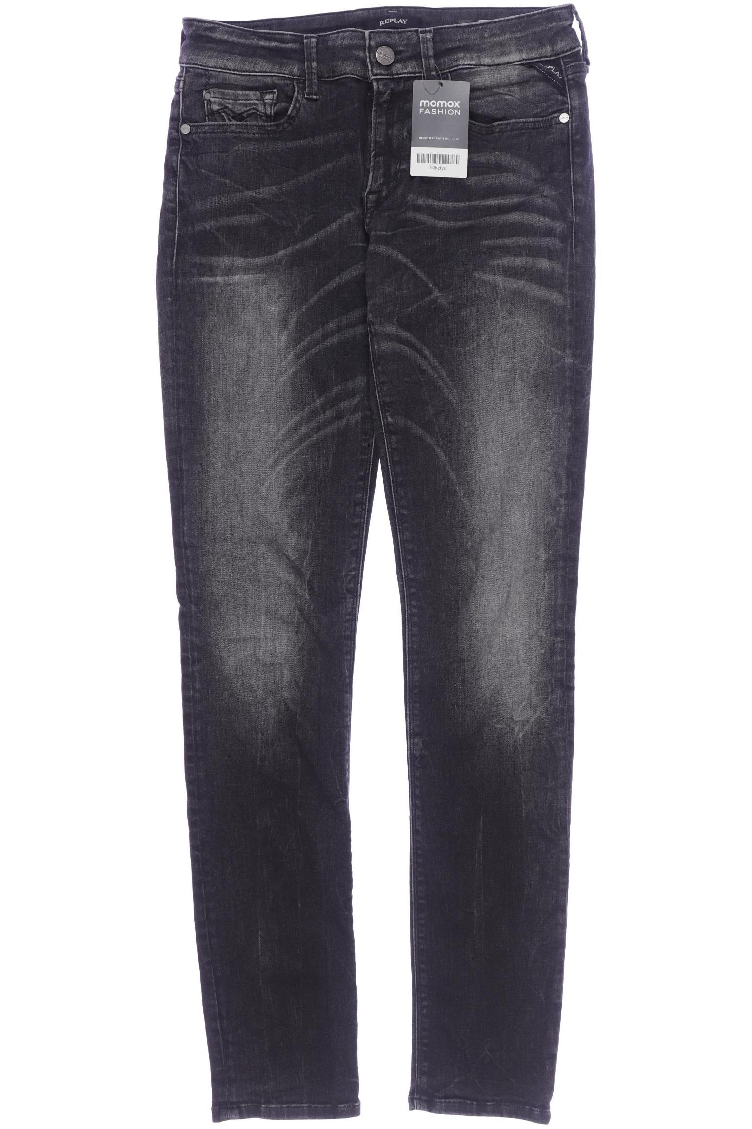 

Replay Damen Jeans, schwarz, Gr. 28
