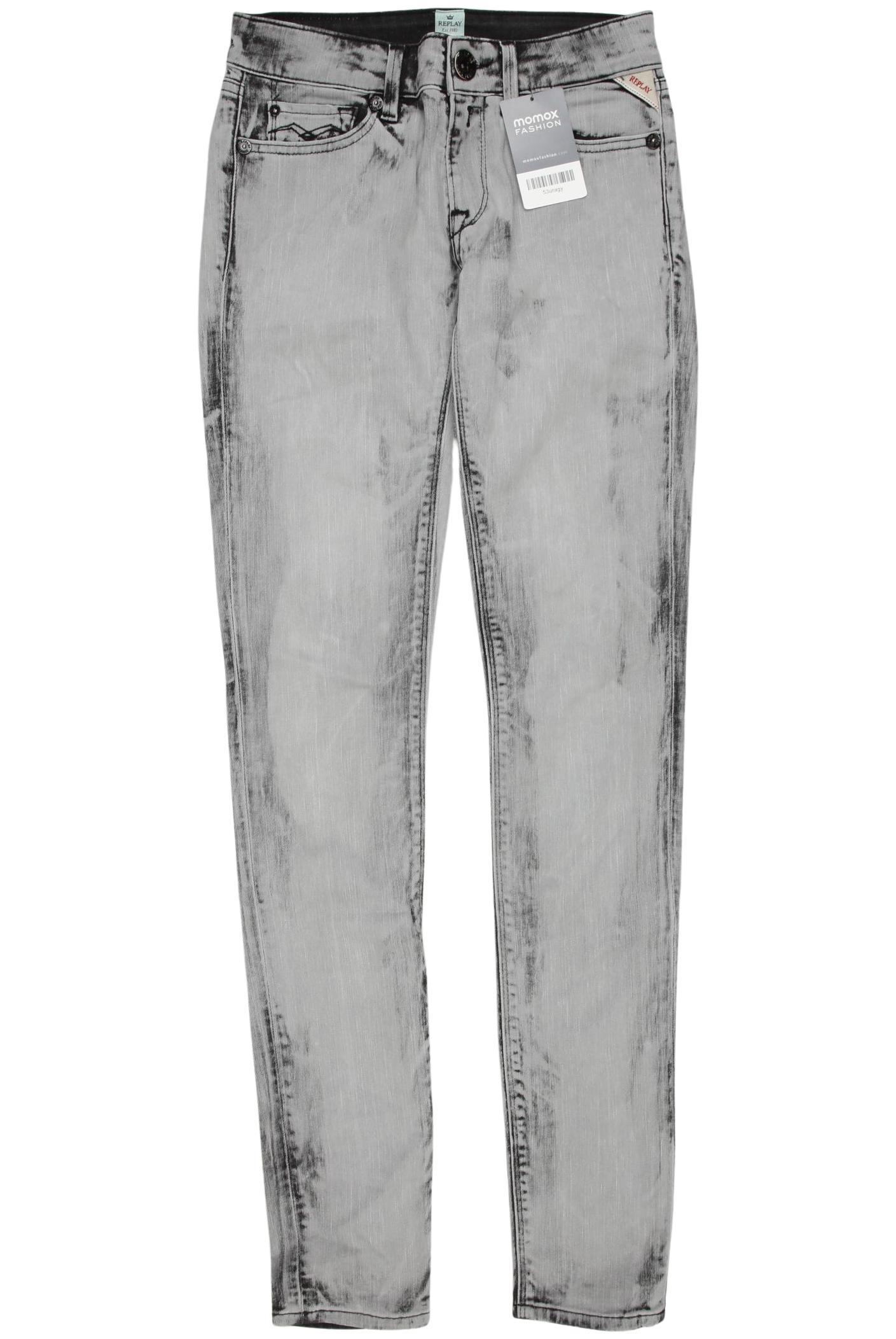 

Replay Damen Jeans, grau, Gr. 24