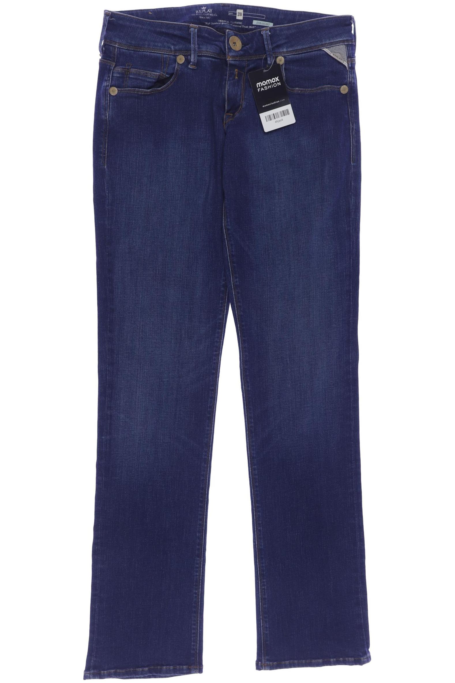 

Replay Damen Jeans, marineblau, Gr. 28