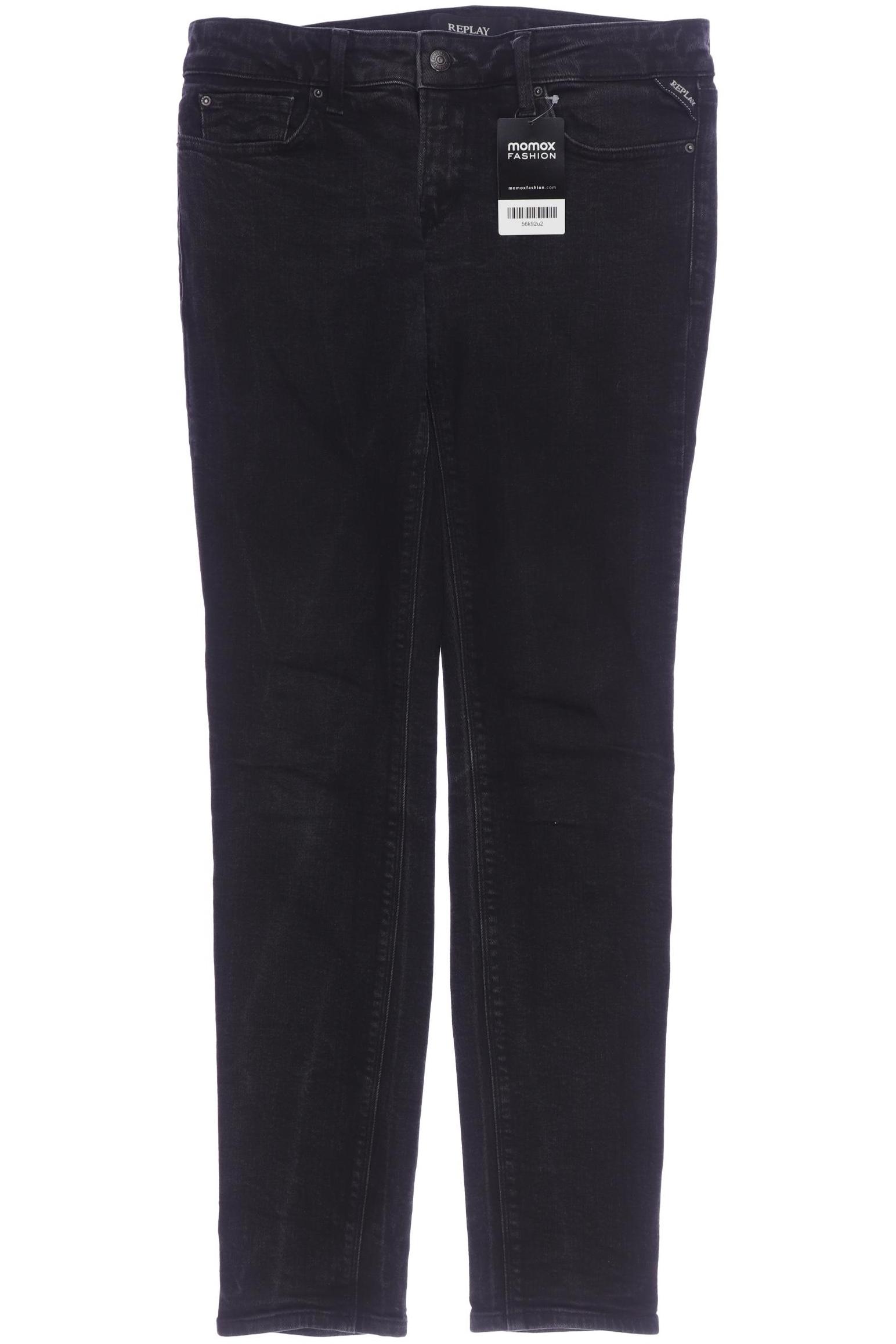 

Replay Damen Jeans, schwarz, Gr. 29