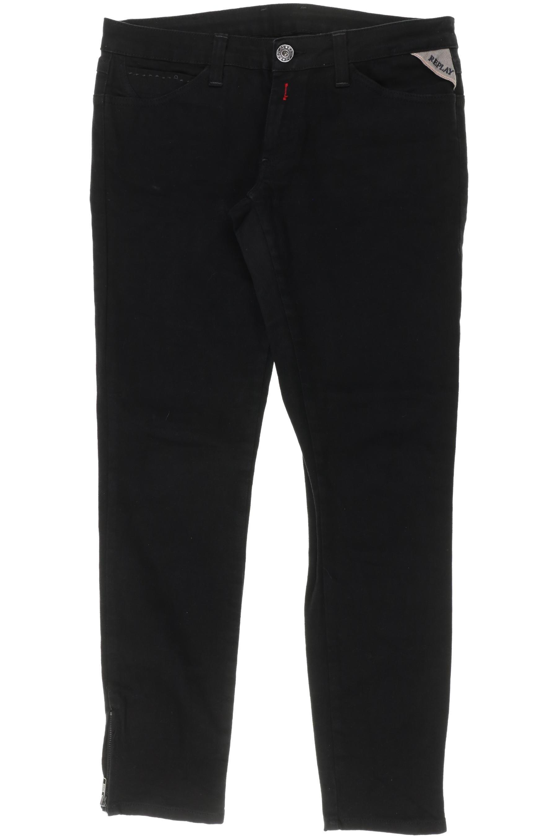 

Replay Damen Jeans, schwarz, Gr. 30