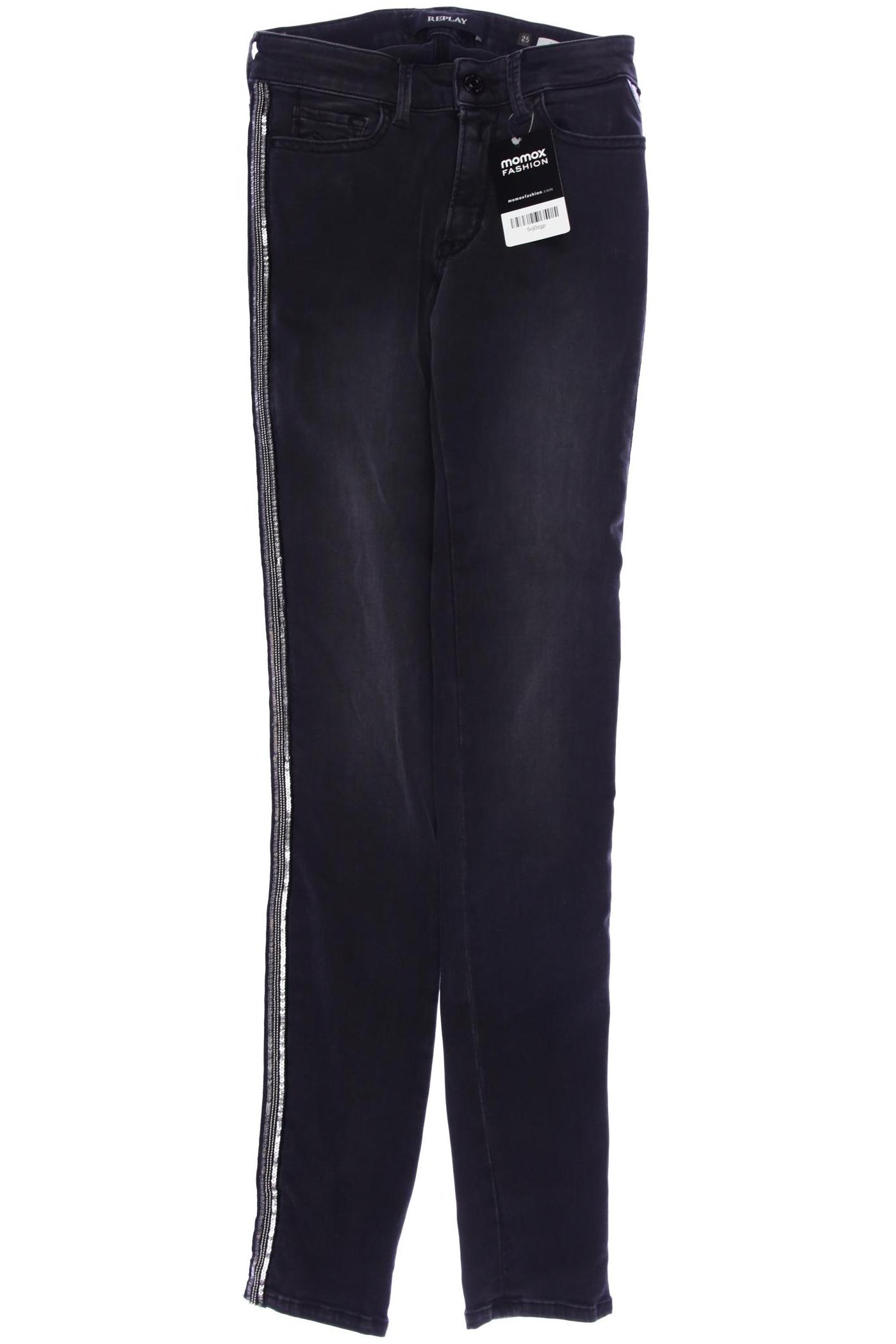 

Replay Damen Jeans, grau, Gr. 25