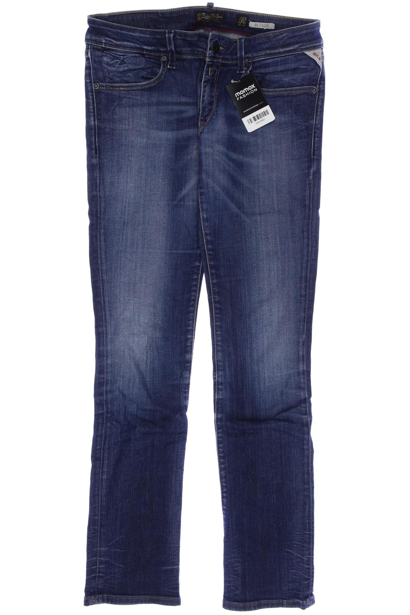 

Replay Damen Jeans, blau