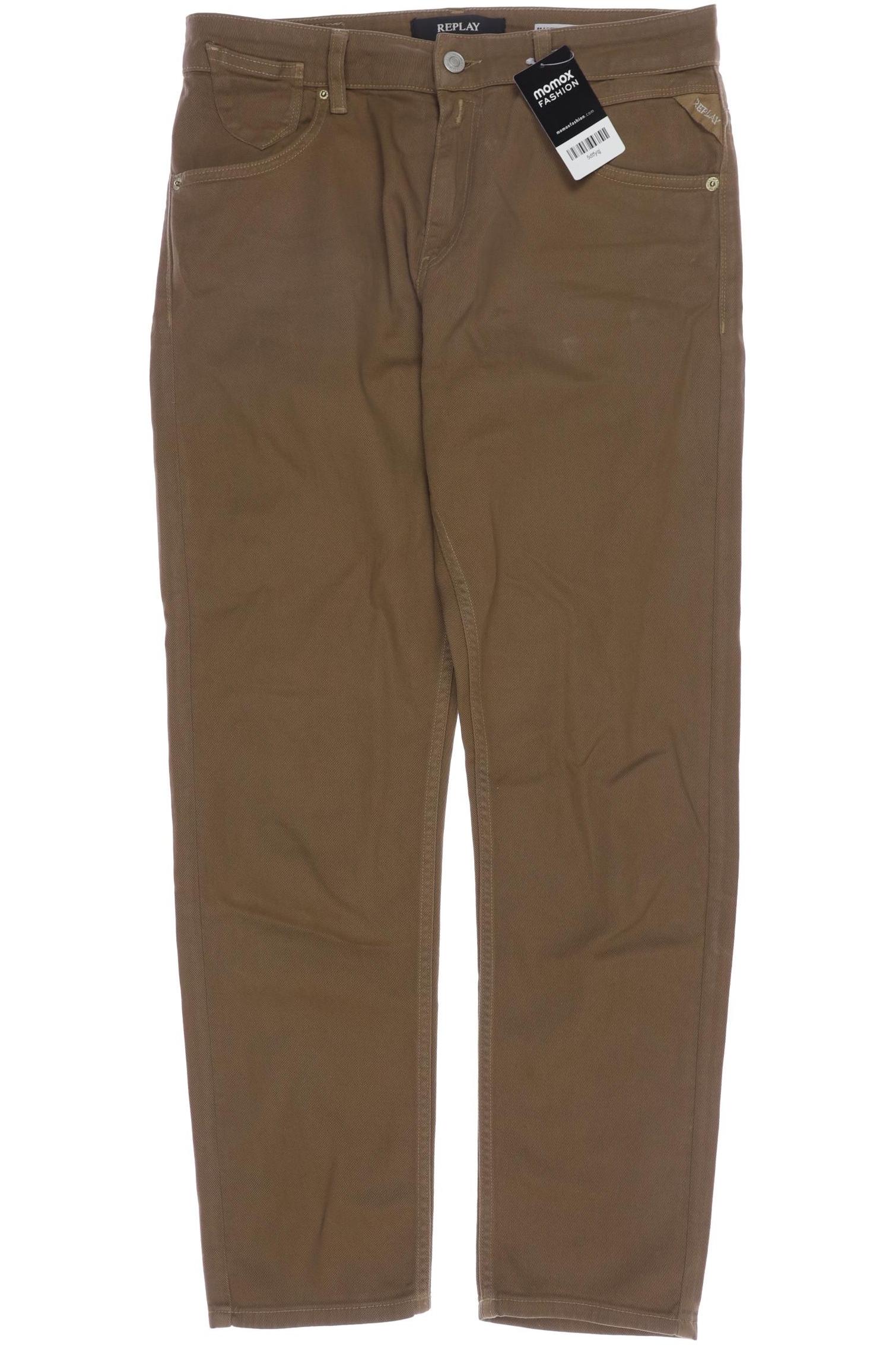 

Replay Damen Jeans, braun, Gr. 28