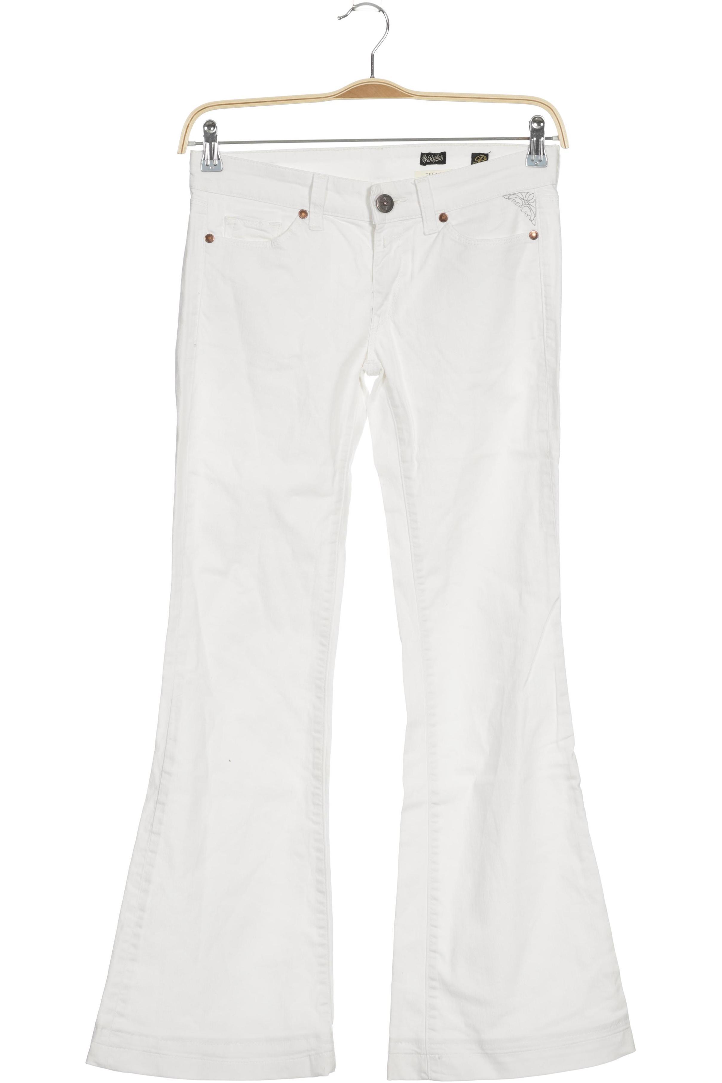 

Replay Damen Jeans, weiß, Gr. 28