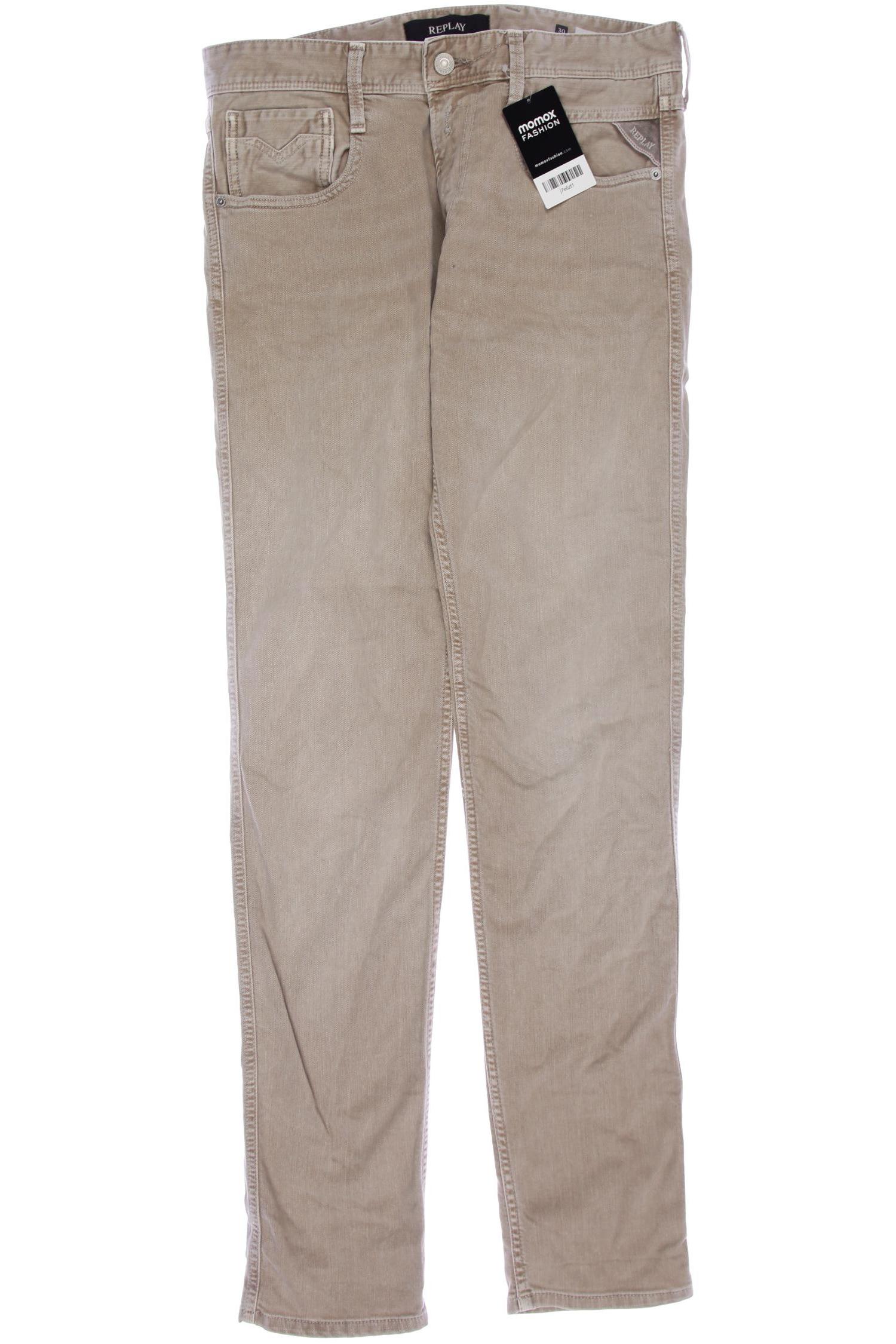 

Replay Damen Jeans, beige, Gr. 30