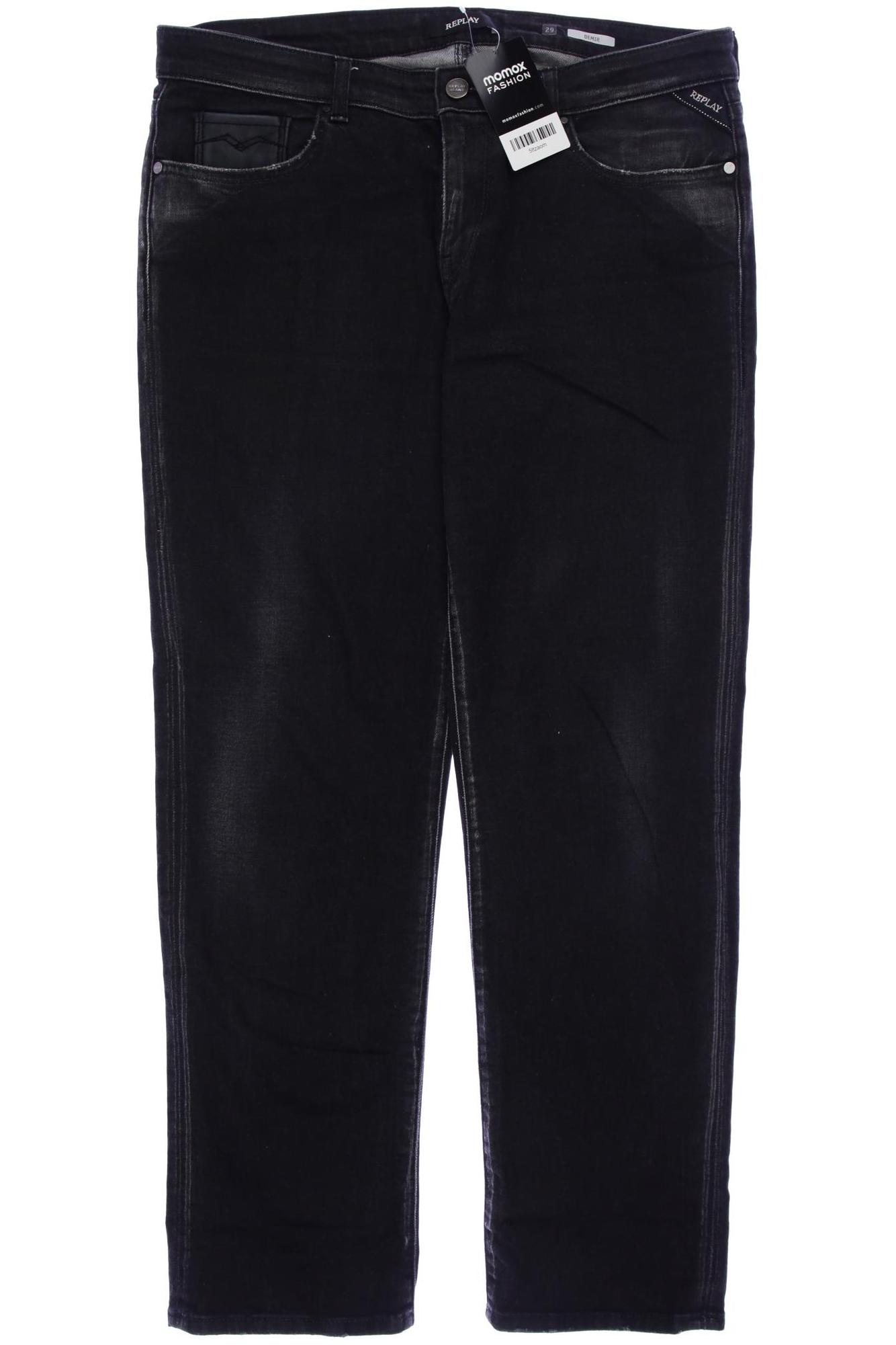 

Replay Damen Jeans, schwarz, Gr. 29