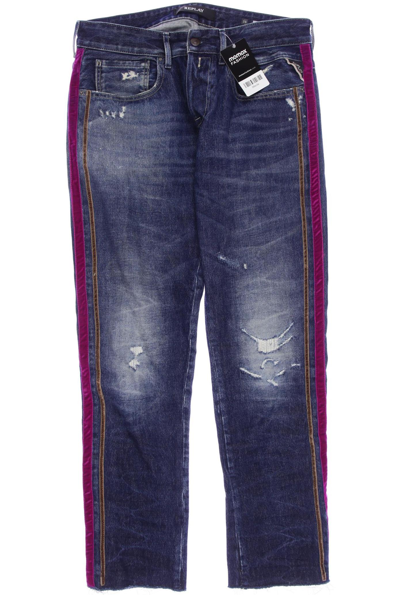 

Replay Damen Jeans, marineblau, Gr. 28