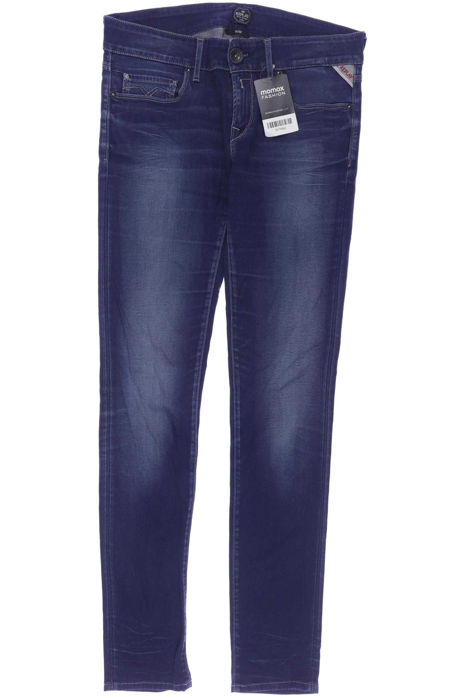 

Replay Damen Jeans, marineblau, Gr. 27