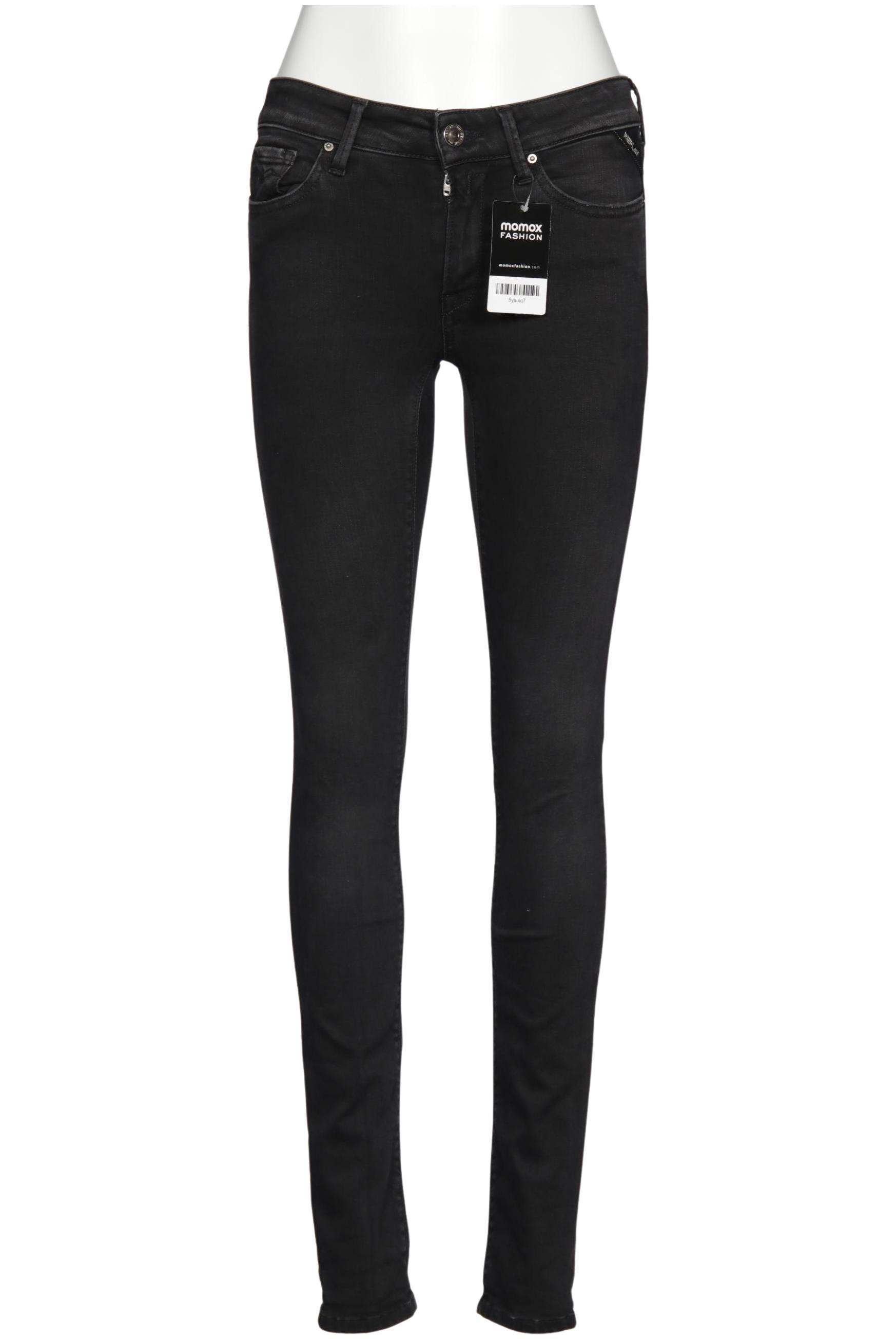 

Replay Damen Jeans, schwarz, Gr. 27