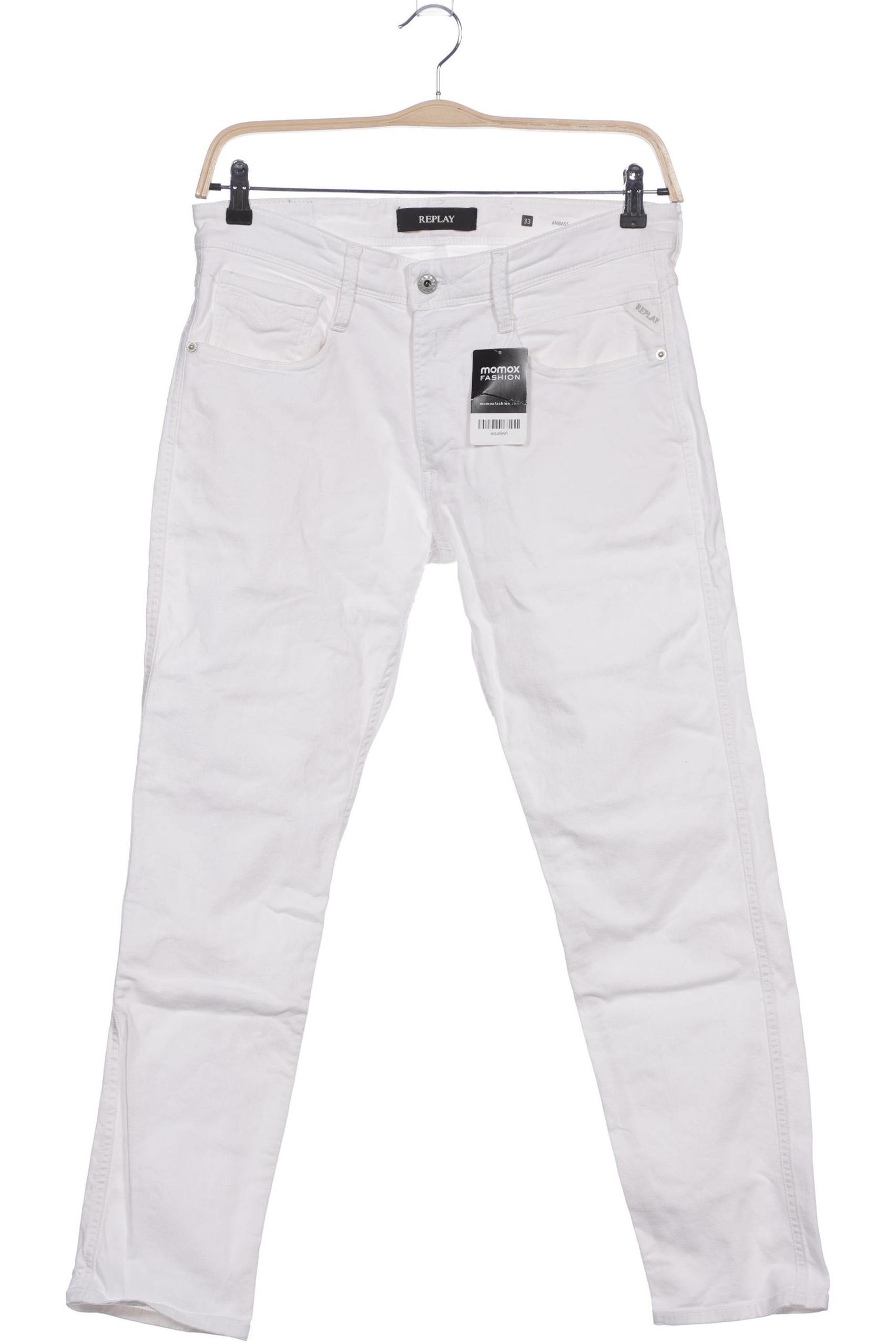 

Replay Damen Jeans, weiß, Gr. 33