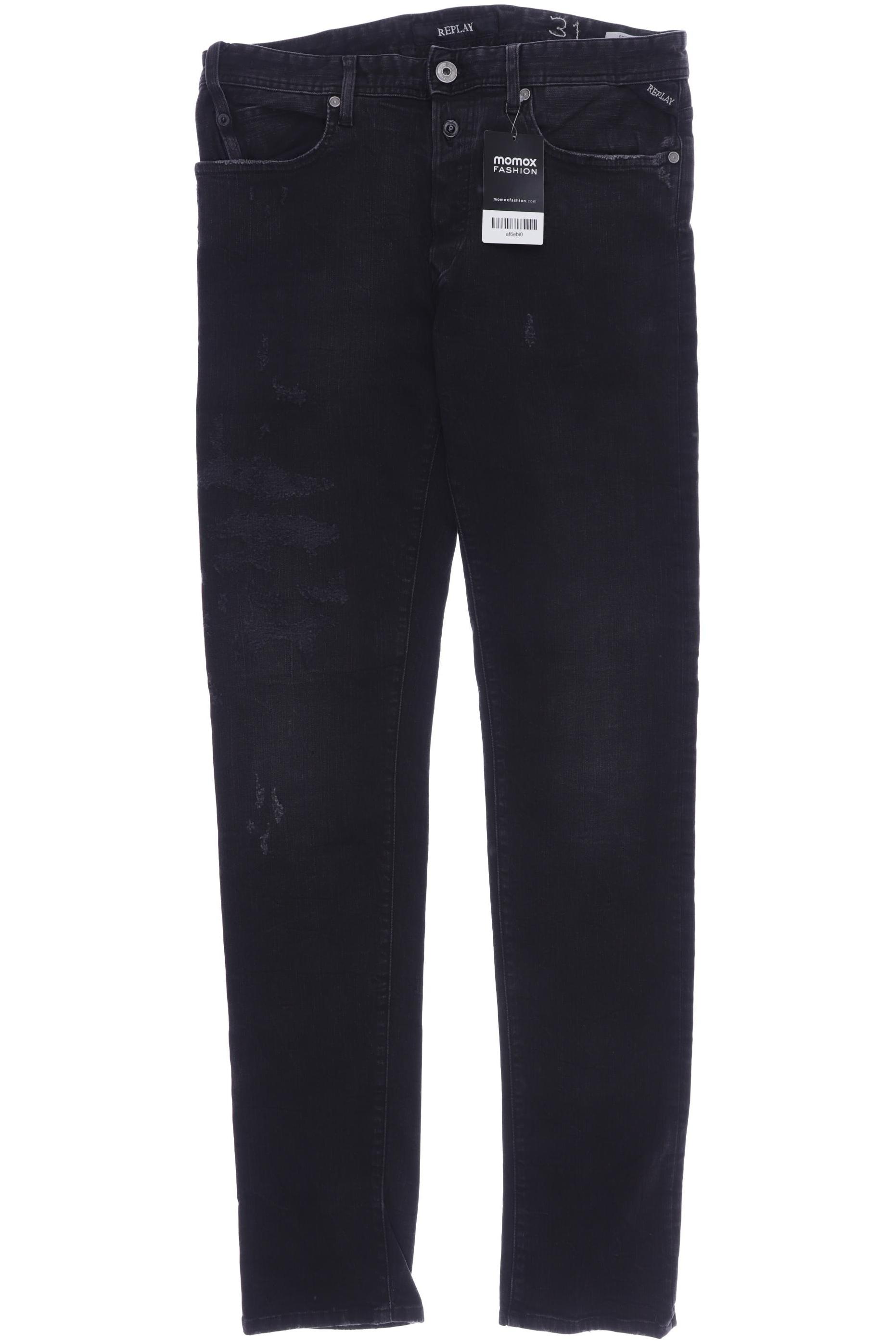 

Replay Damen Jeans, schwarz, Gr. 42