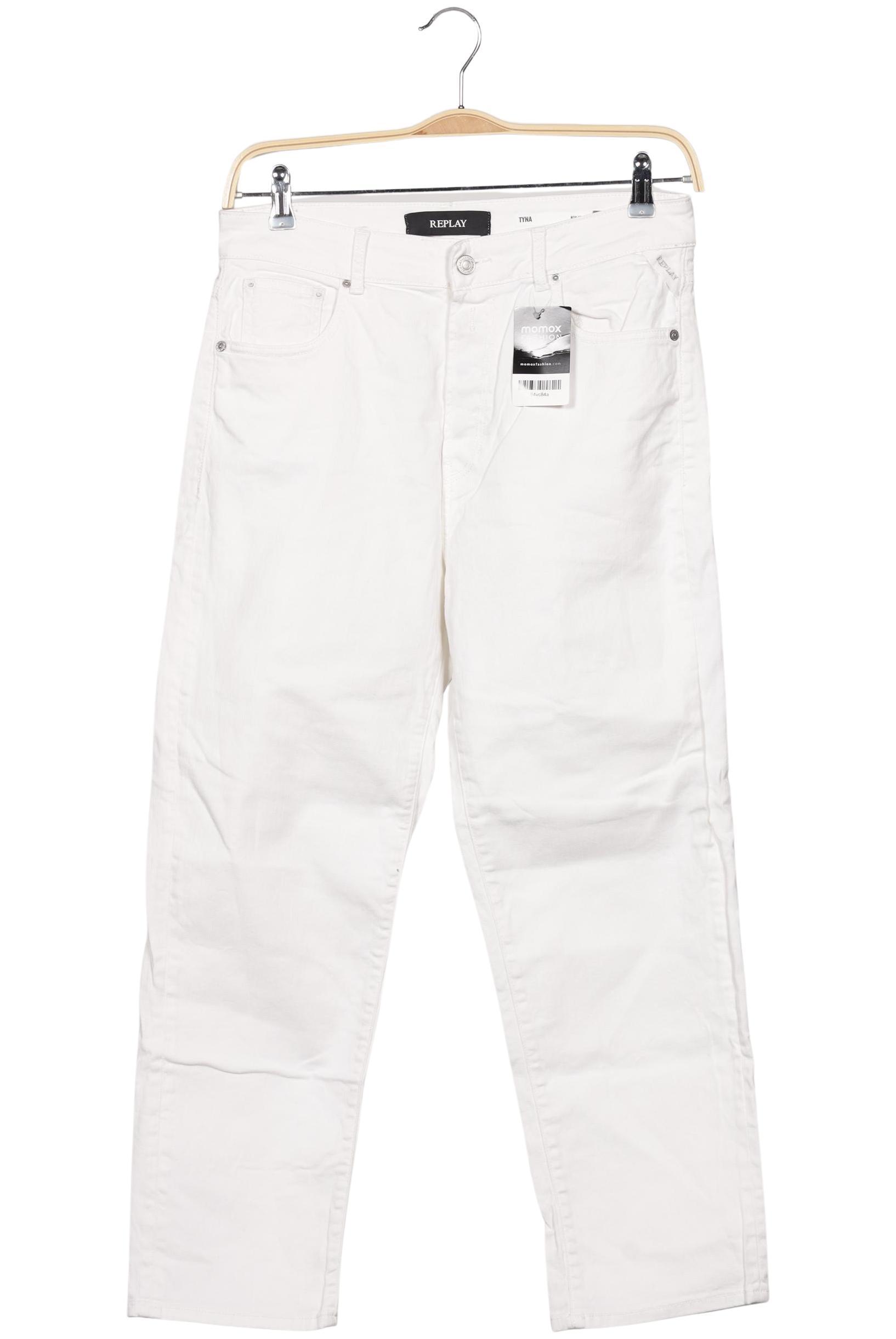

Replay Damen Jeans, weiß, Gr. 30