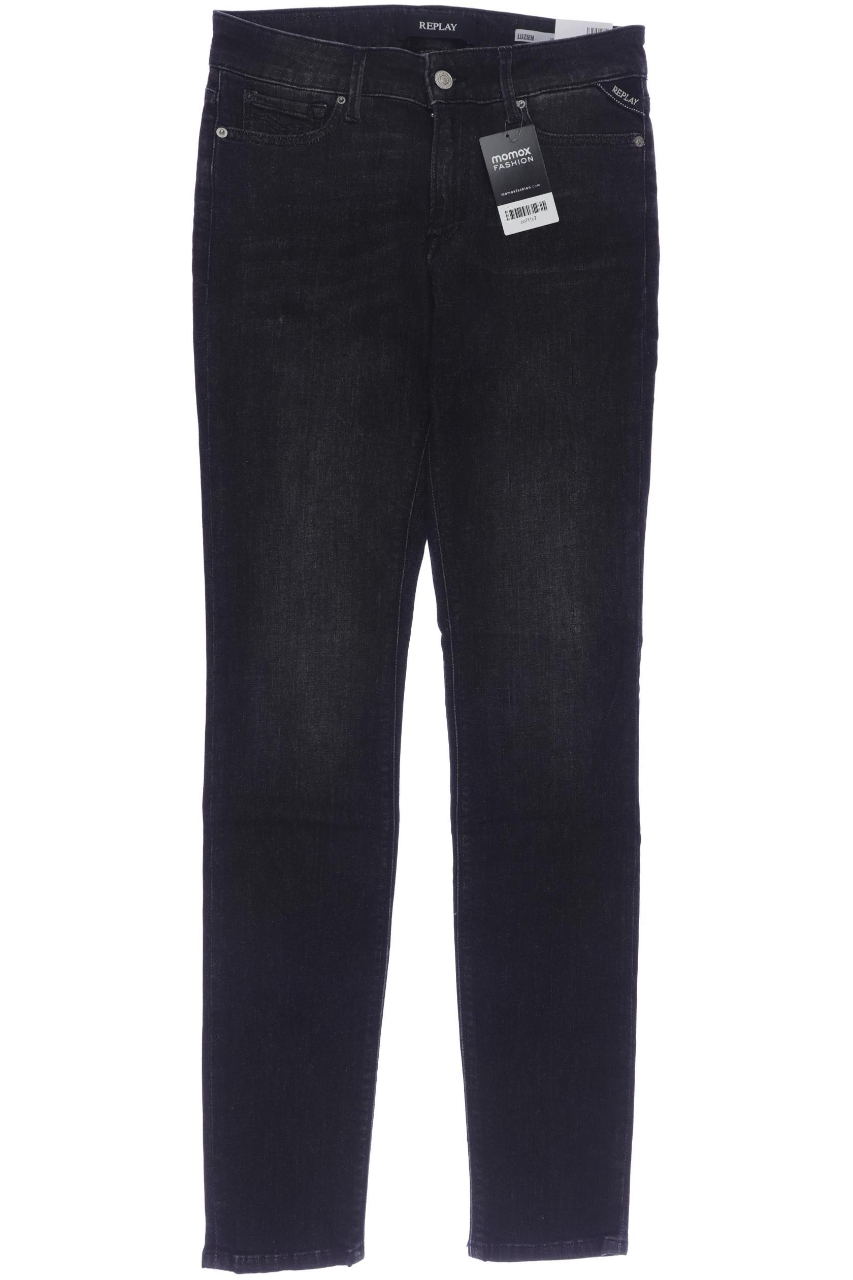 

Replay Damen Jeans, schwarz, Gr. 29