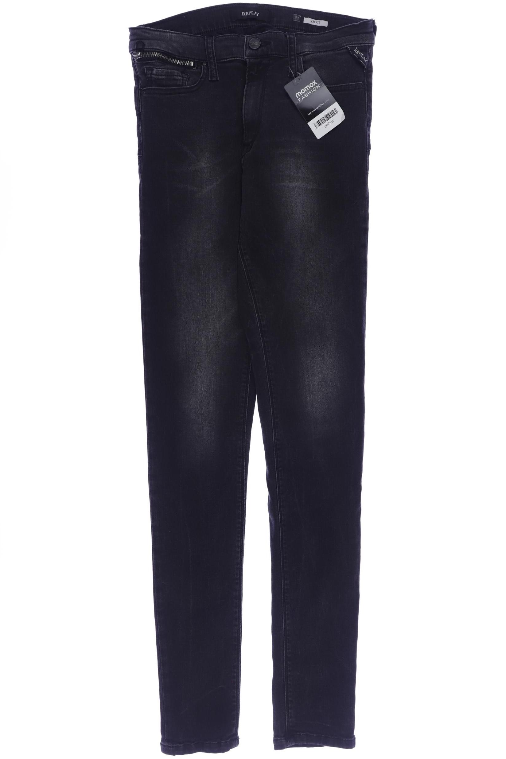 

Replay Damen Jeans, schwarz, Gr. 27