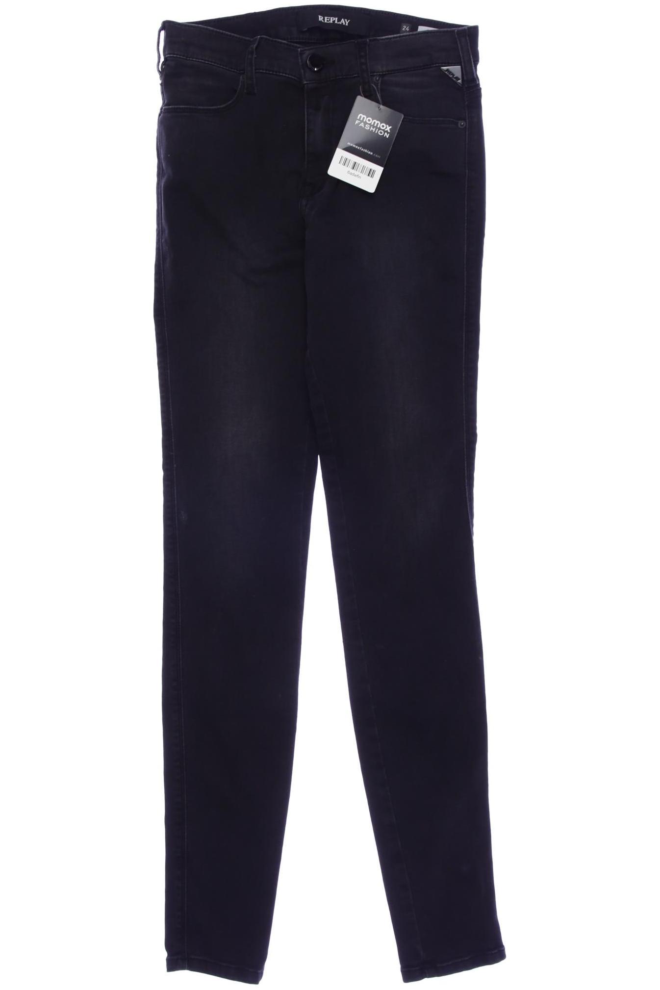 

Replay Damen Jeans, schwarz, Gr. 24
