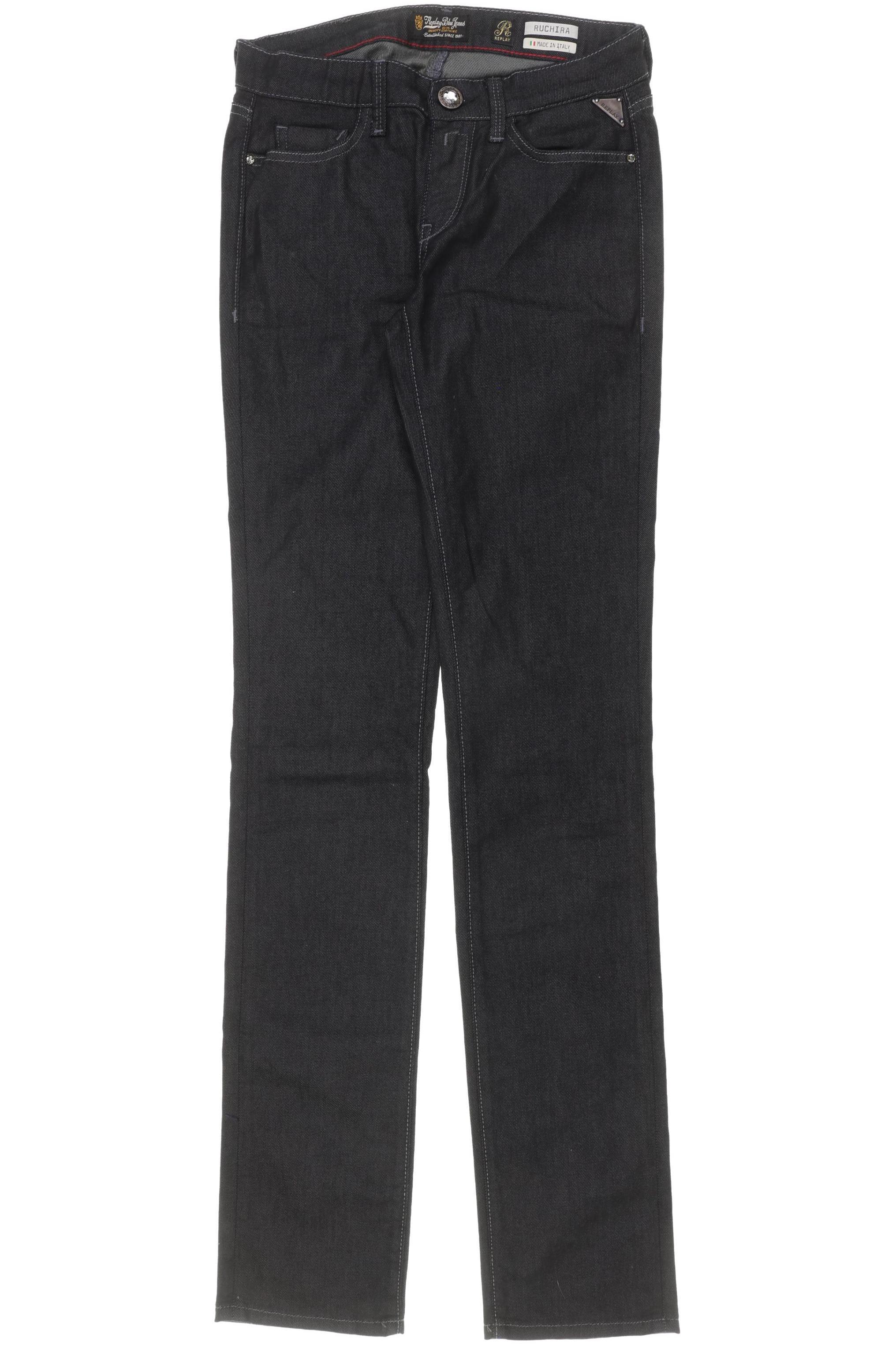 

Replay Damen Jeans, schwarz, Gr. 24