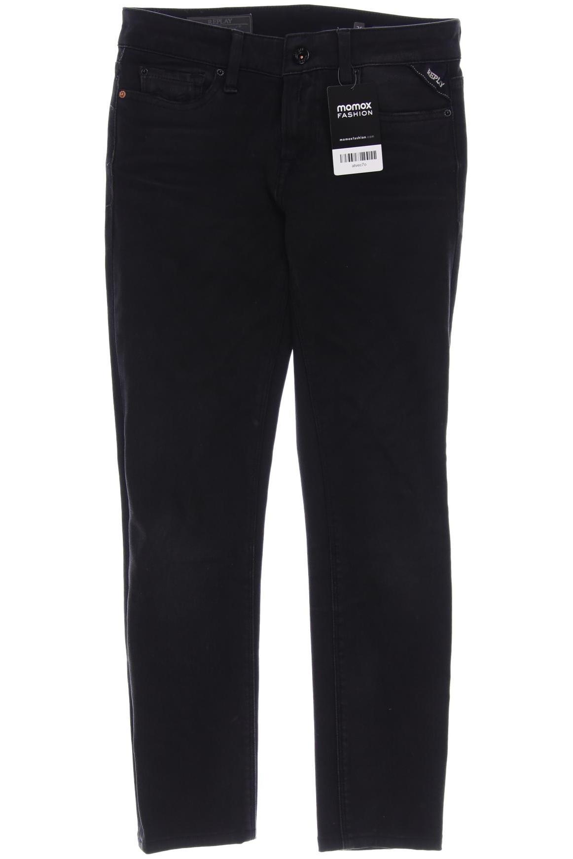 

Replay Damen Jeans, schwarz, Gr. 26