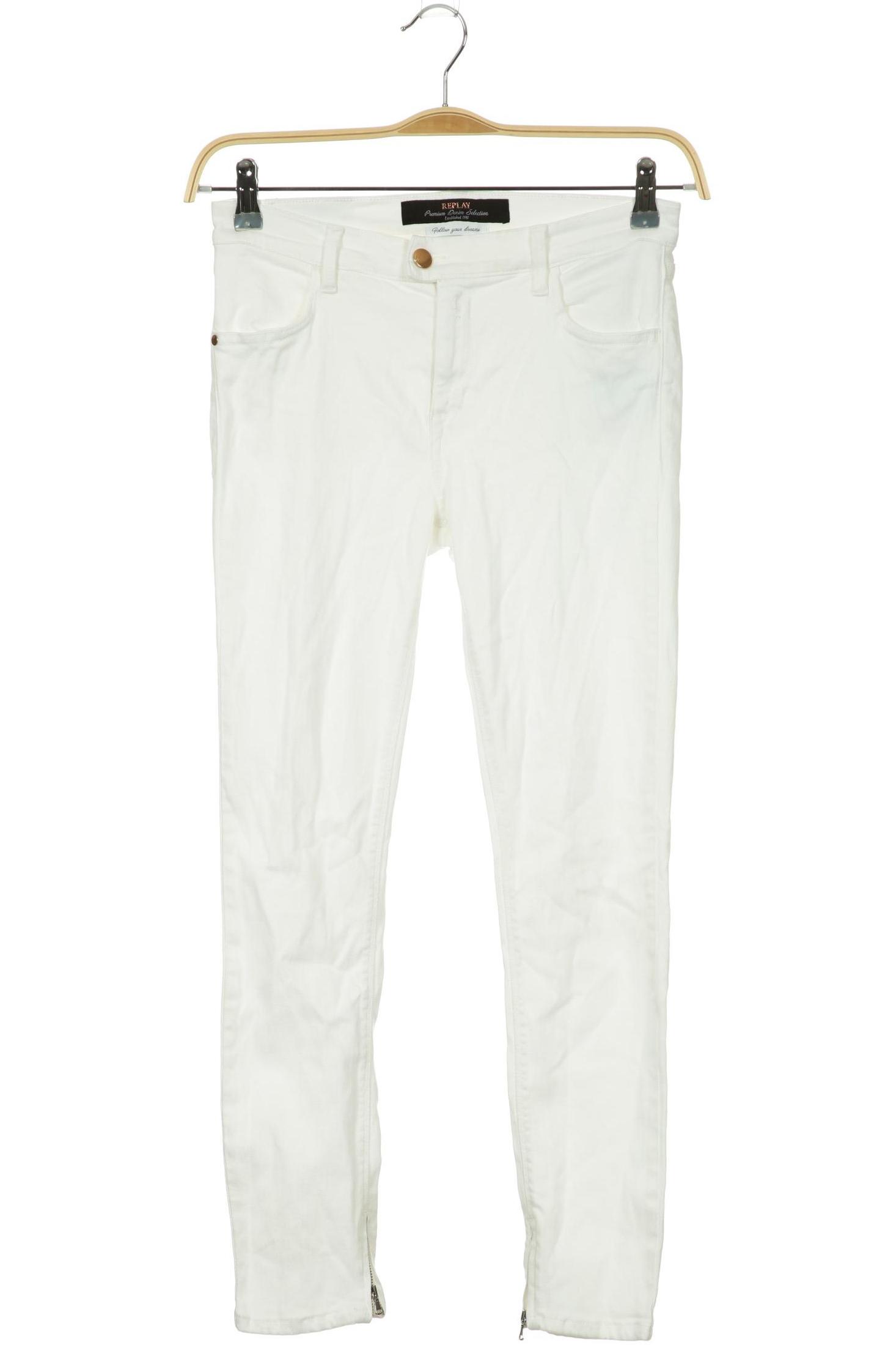 

Replay Damen Jeans, weiß, Gr. 28