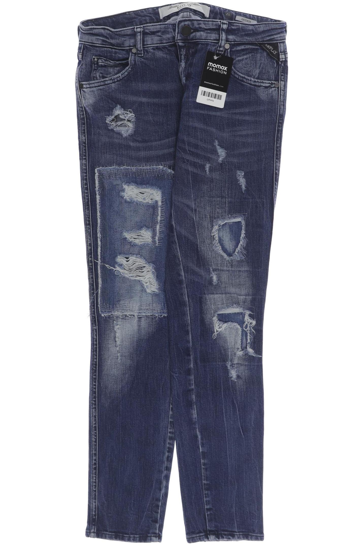 

Replay Damen Jeans, blau, Gr. 25