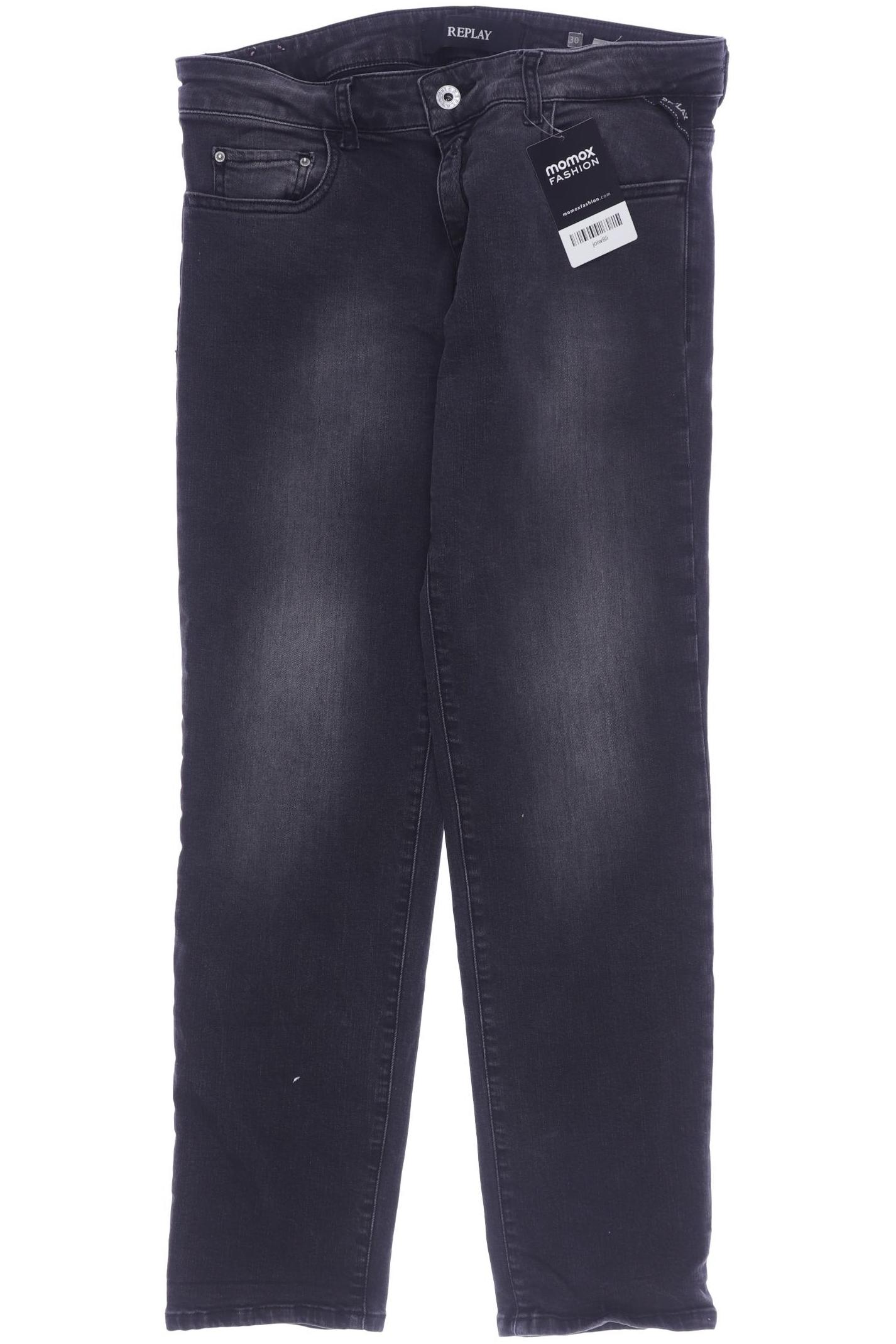 

Replay Damen Jeans, schwarz, Gr. 30
