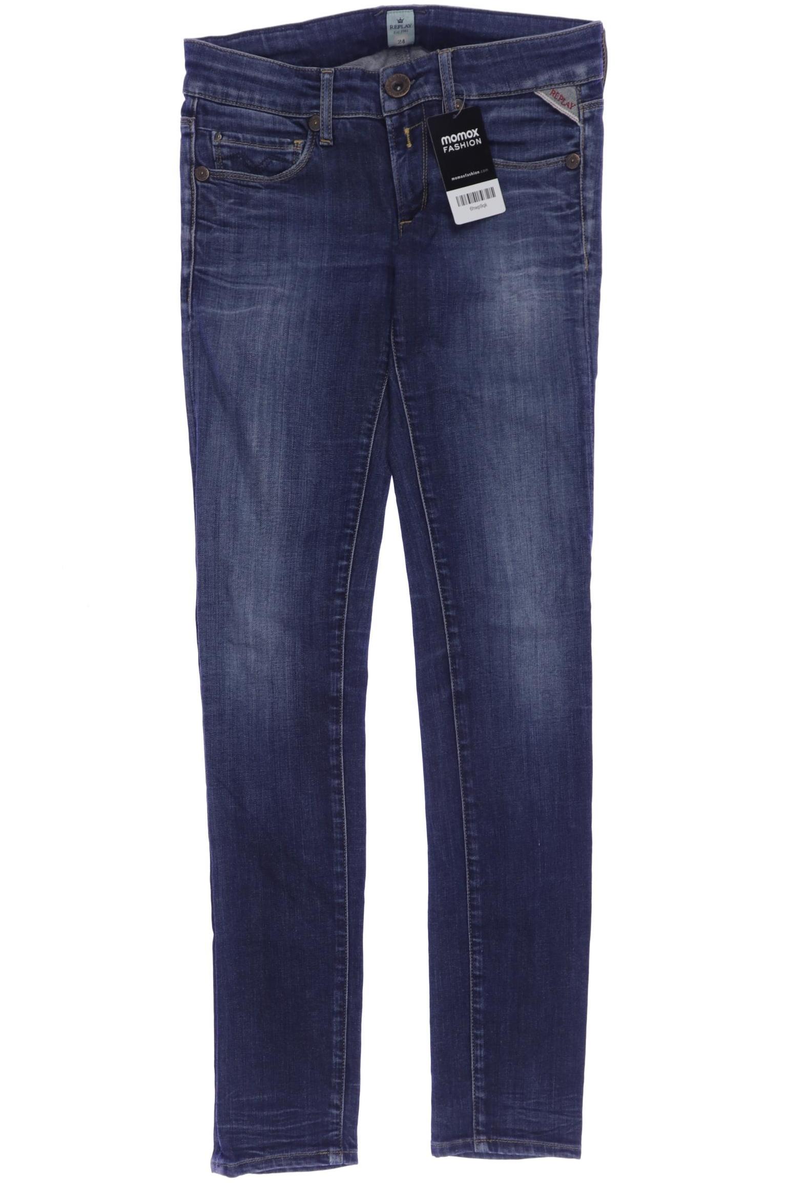 

Replay Damen Jeans, blau, Gr. 24
