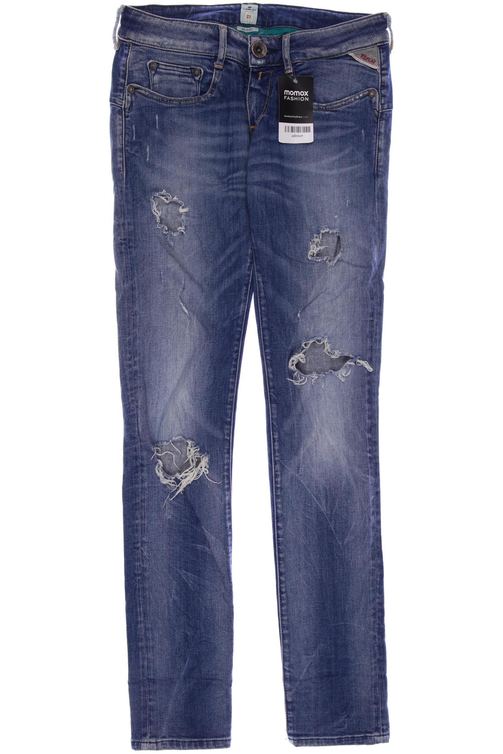 

Replay Damen Jeans, blau, Gr. 27