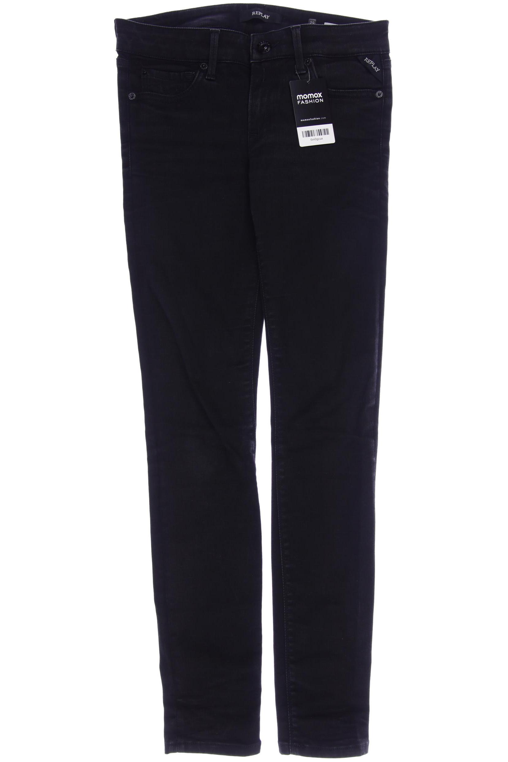 

Replay Damen Jeans, schwarz