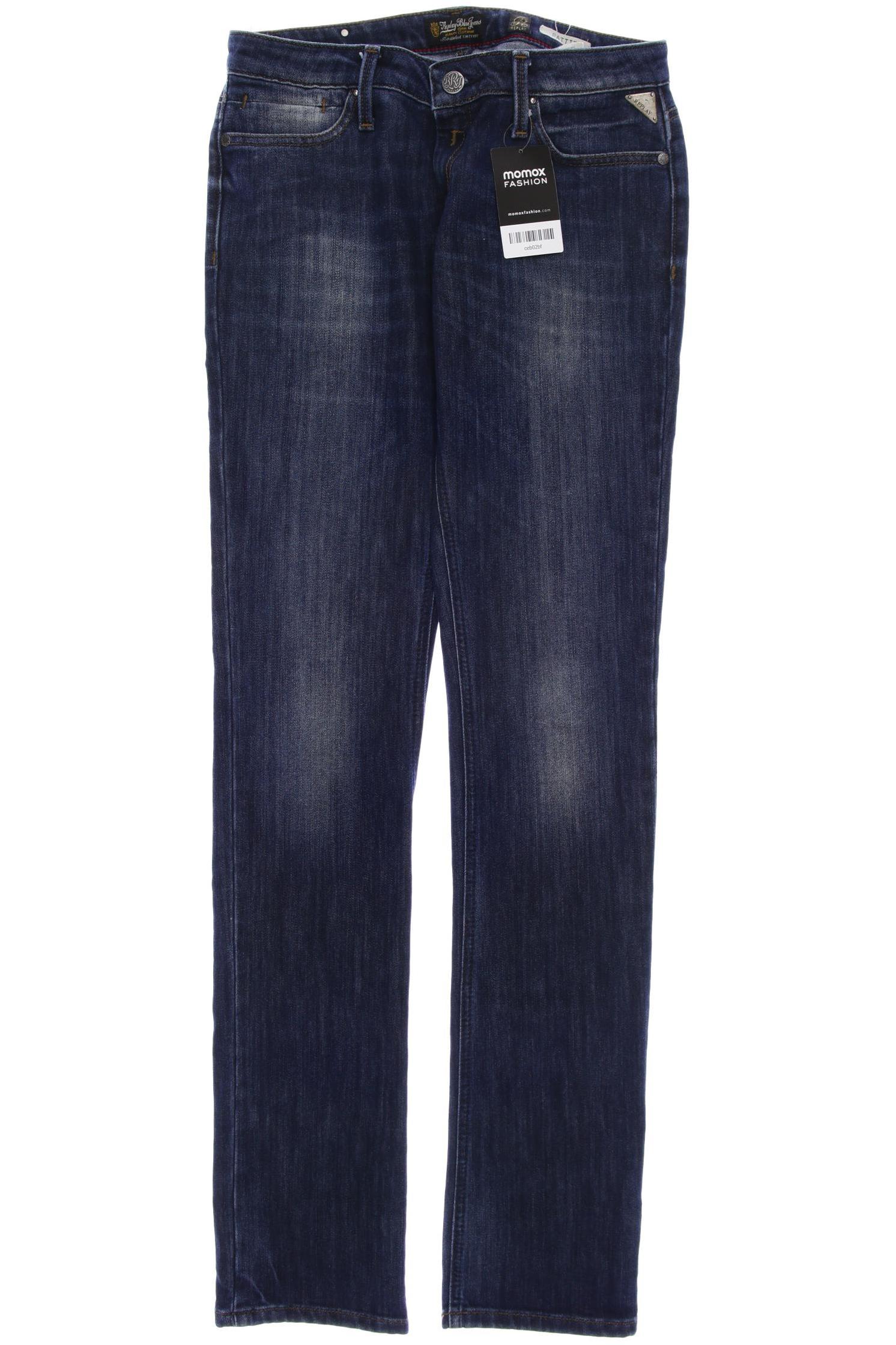 

Replay Damen Jeans, marineblau, Gr. 28