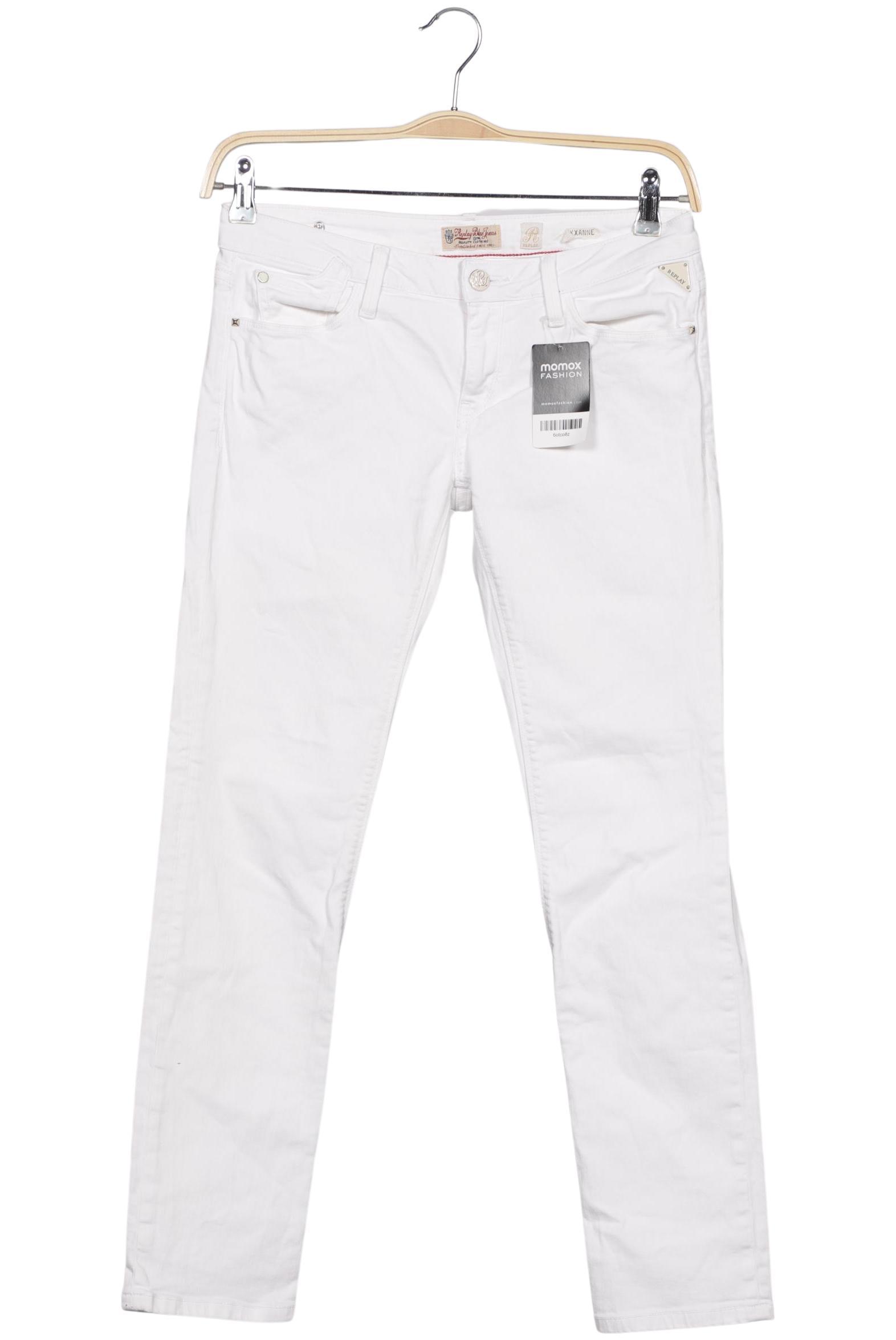 

Replay Damen Jeans, cremeweiß, Gr. 29