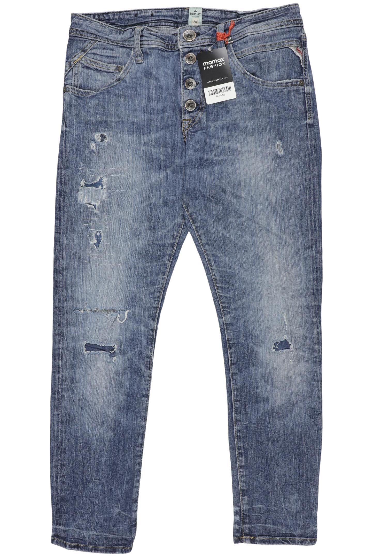 

Replay Damen Jeans, blau, Gr. 28