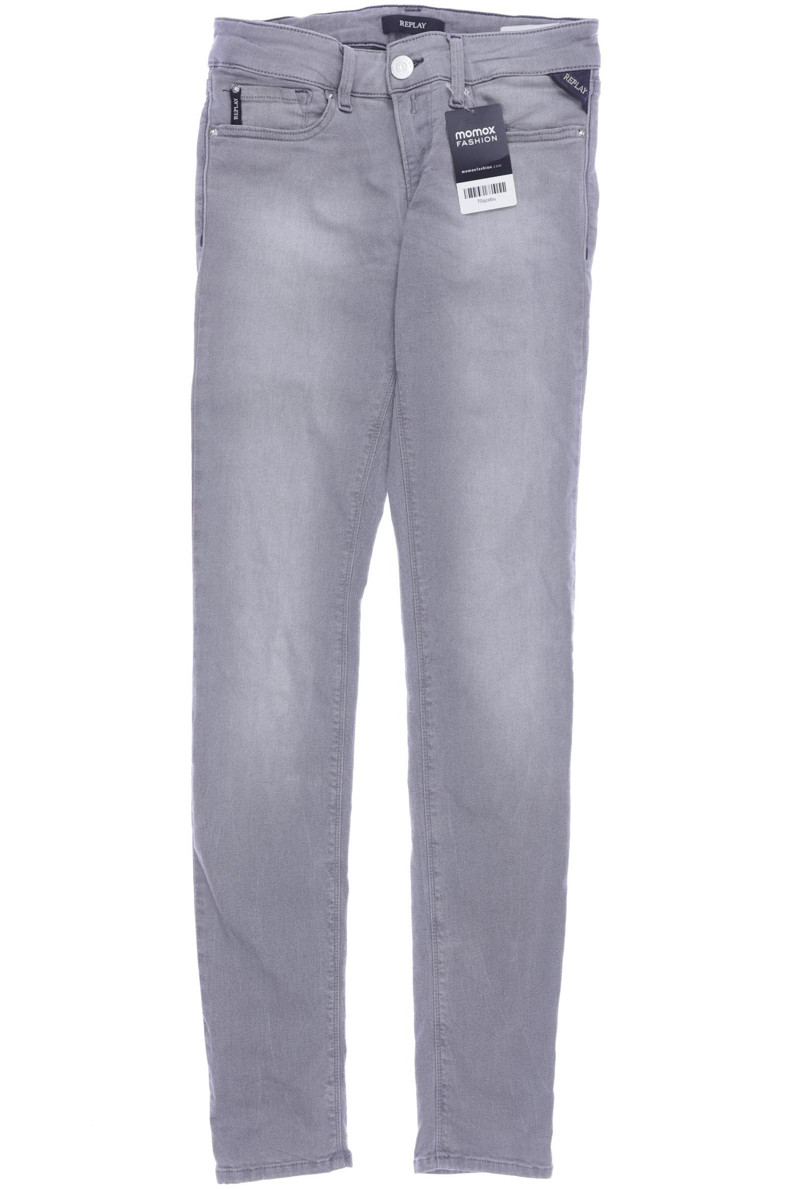 

Replay Damen Jeans, grau, Gr. 27