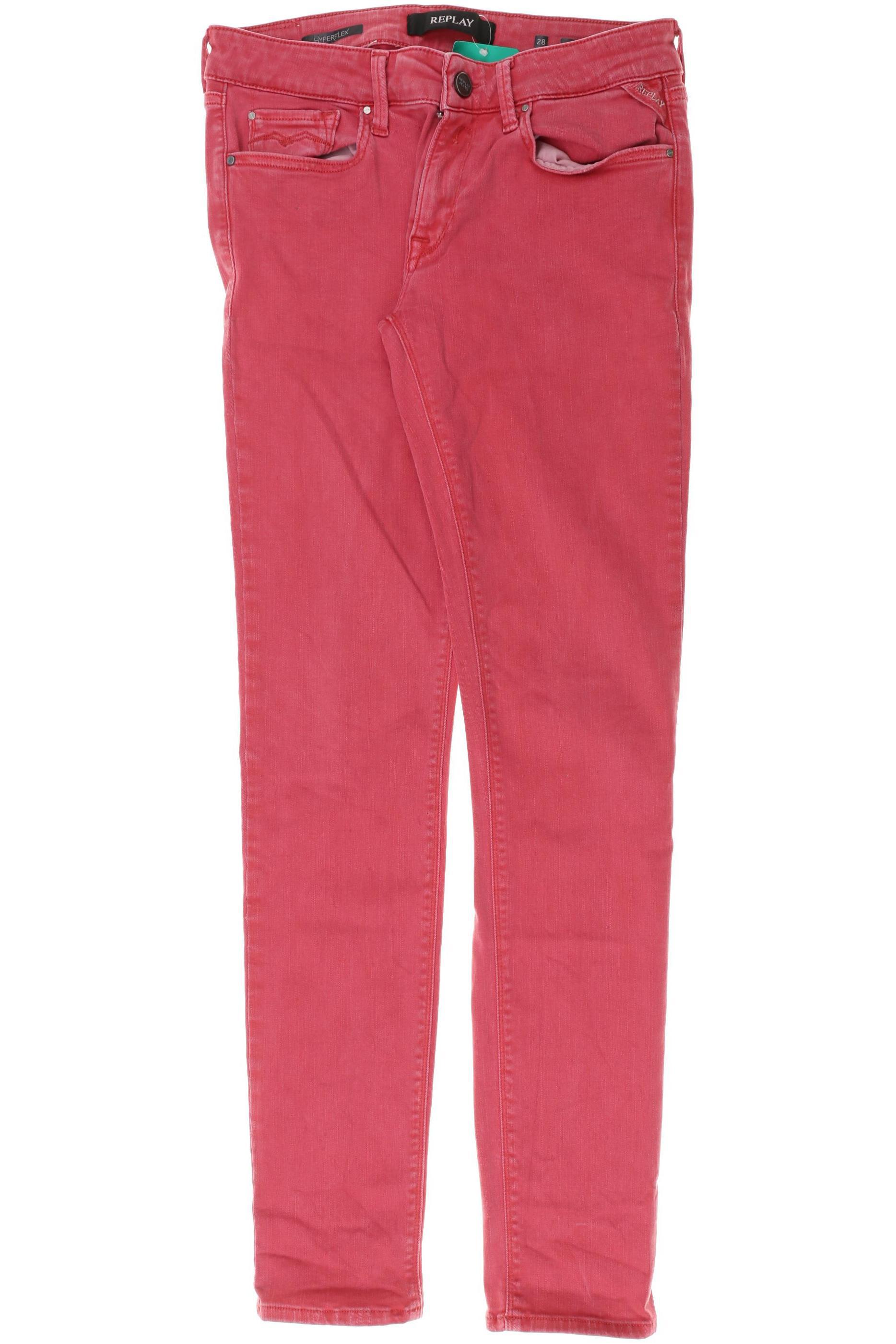 

Replay Damen Jeans, rot, Gr. 28