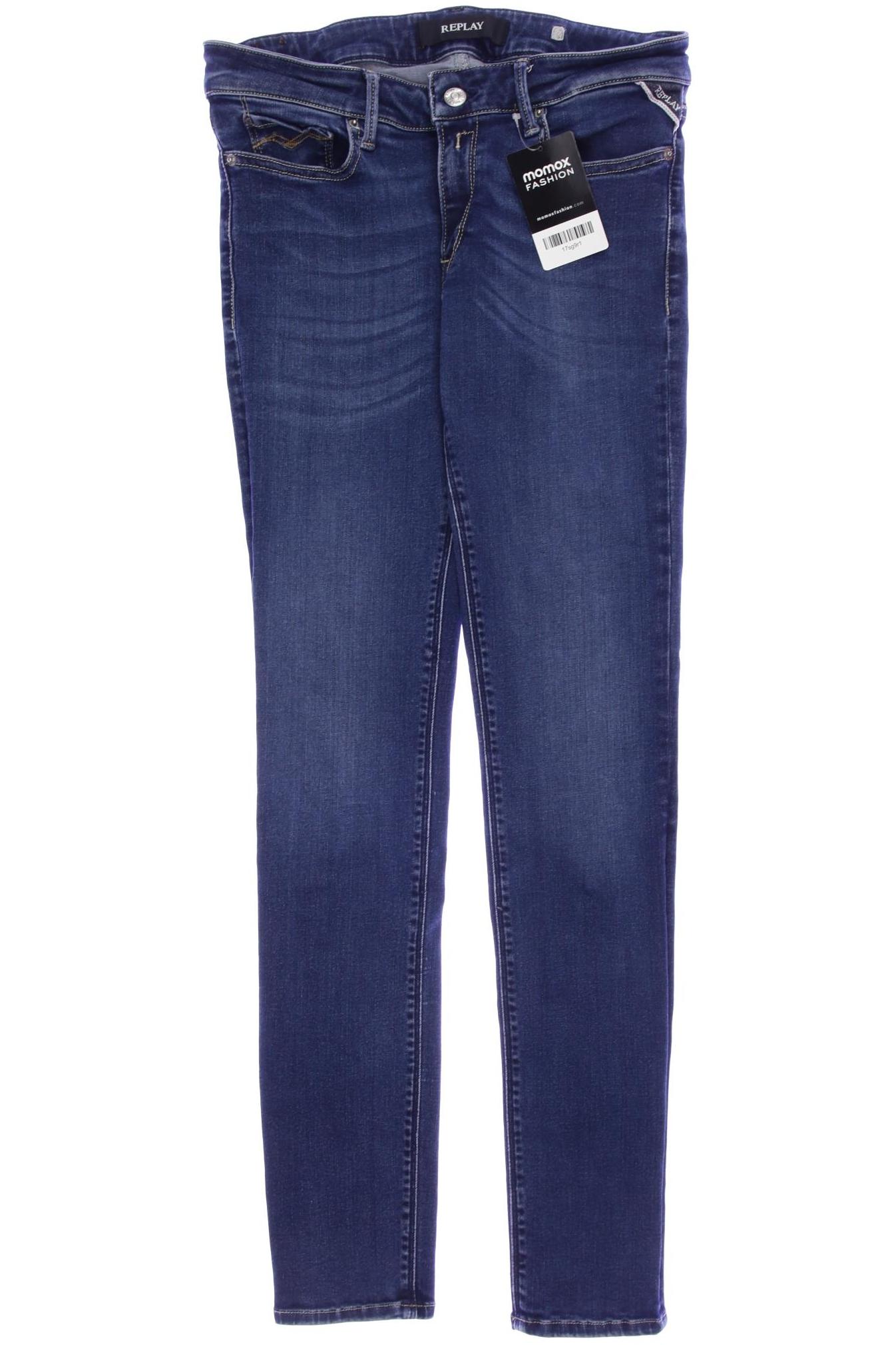 

Replay Damen Jeans, marineblau, Gr. 28