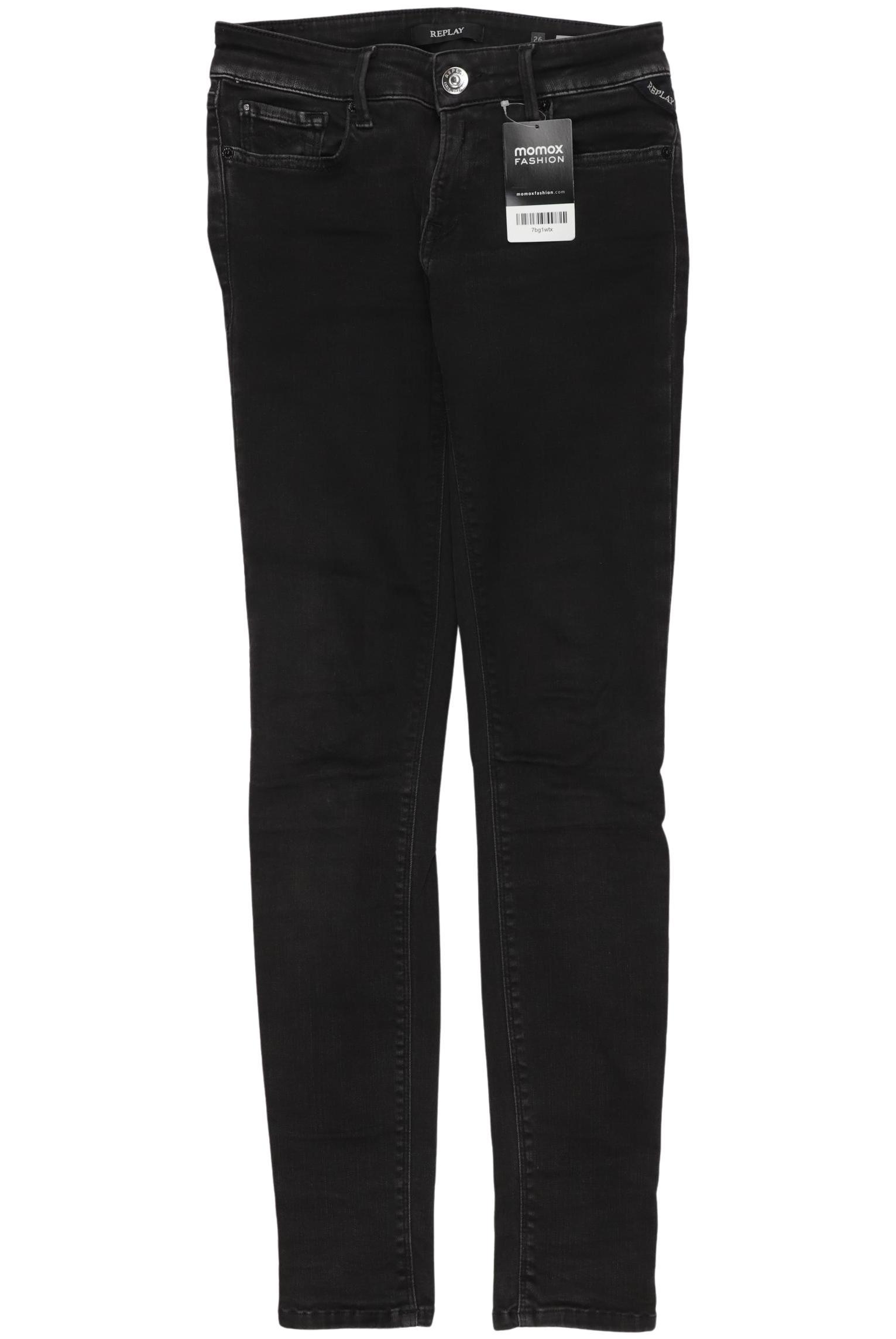 

Replay Damen Jeans, schwarz, Gr. 26