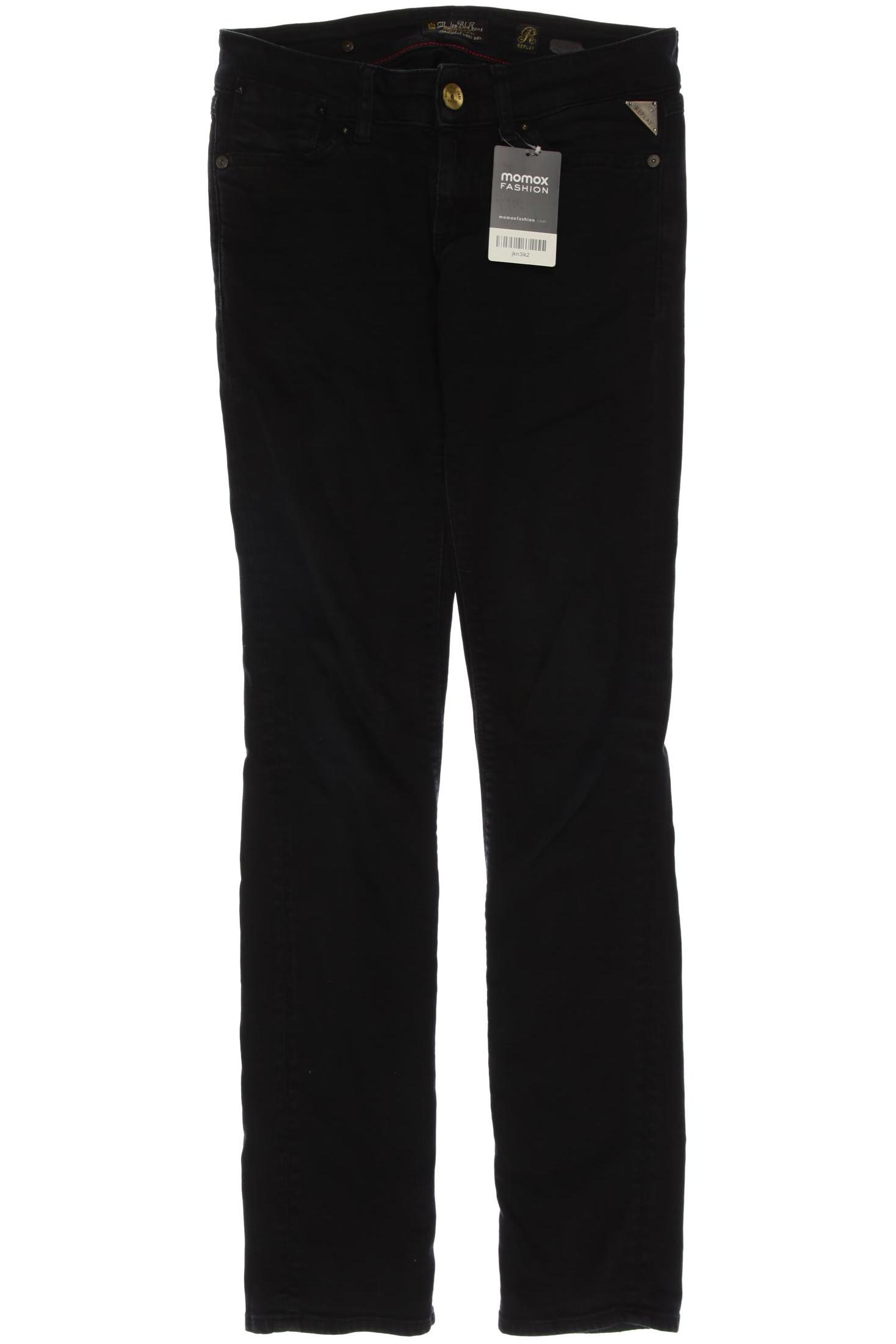 

Replay Damen Jeans, schwarz, Gr. 27
