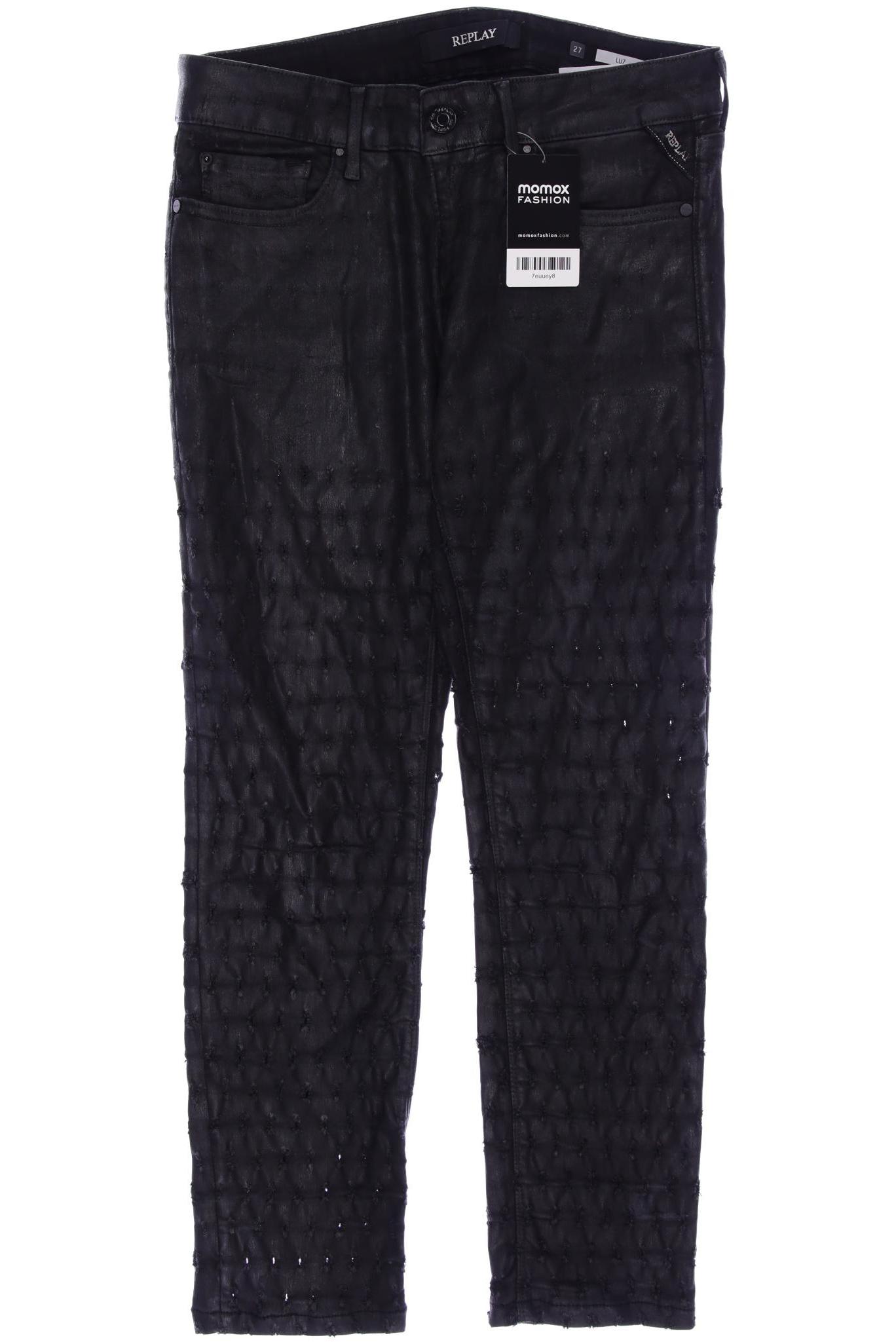 

Replay Damen Jeans, schwarz