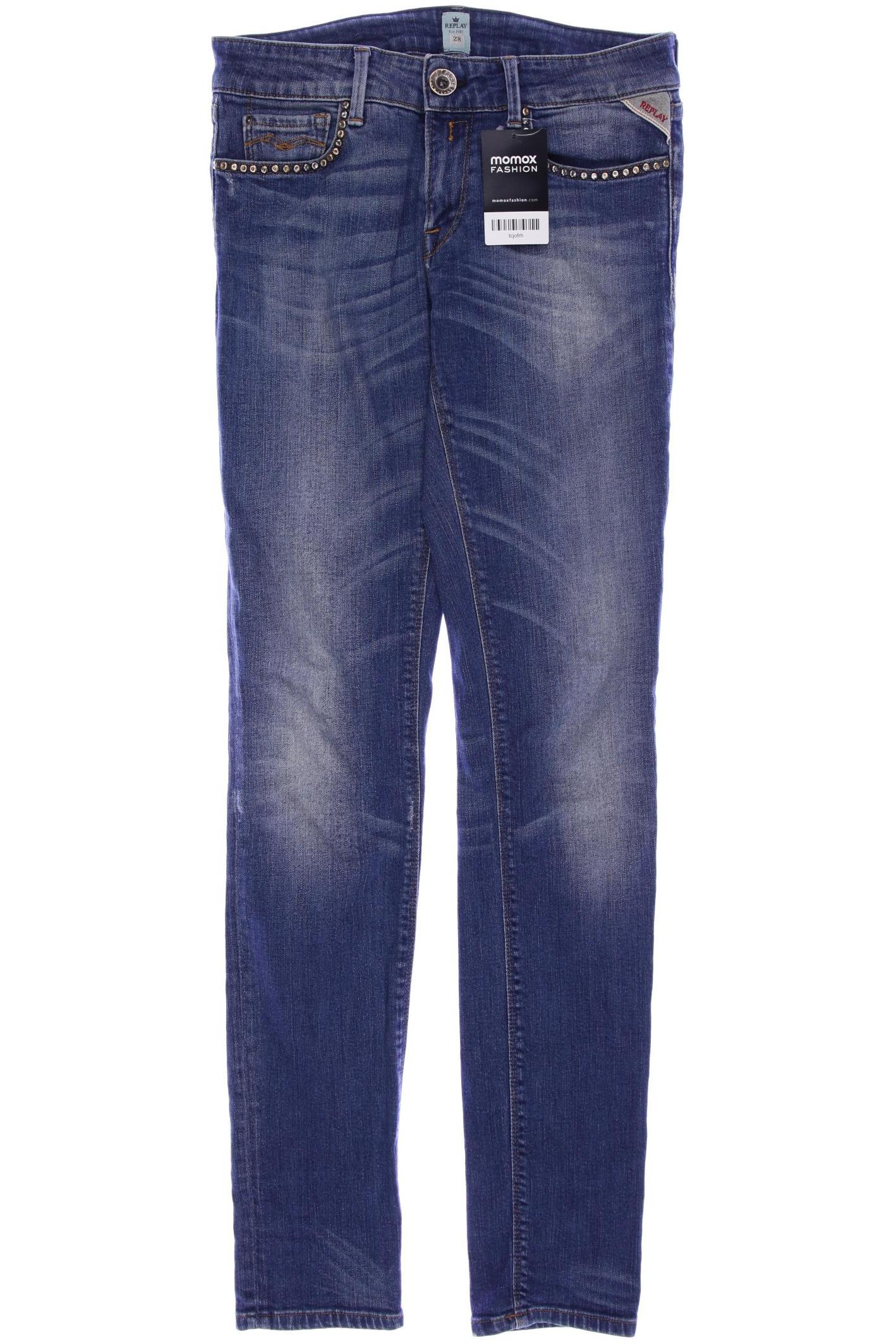 

Replay Damen Jeans, blau, Gr. 28