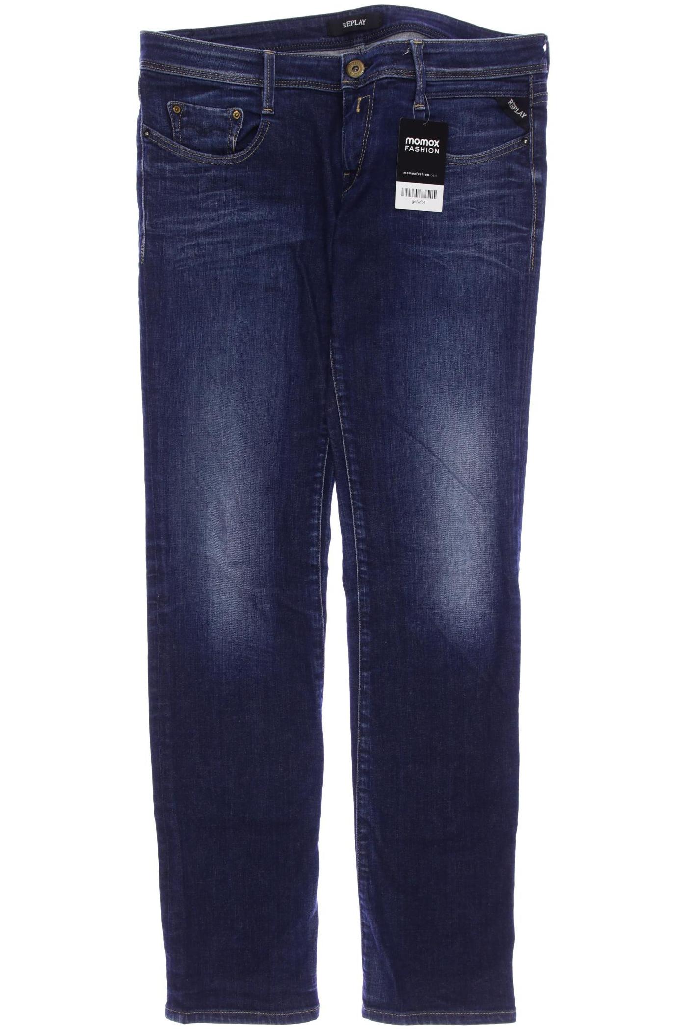 

Replay Damen Jeans, marineblau, Gr. 28