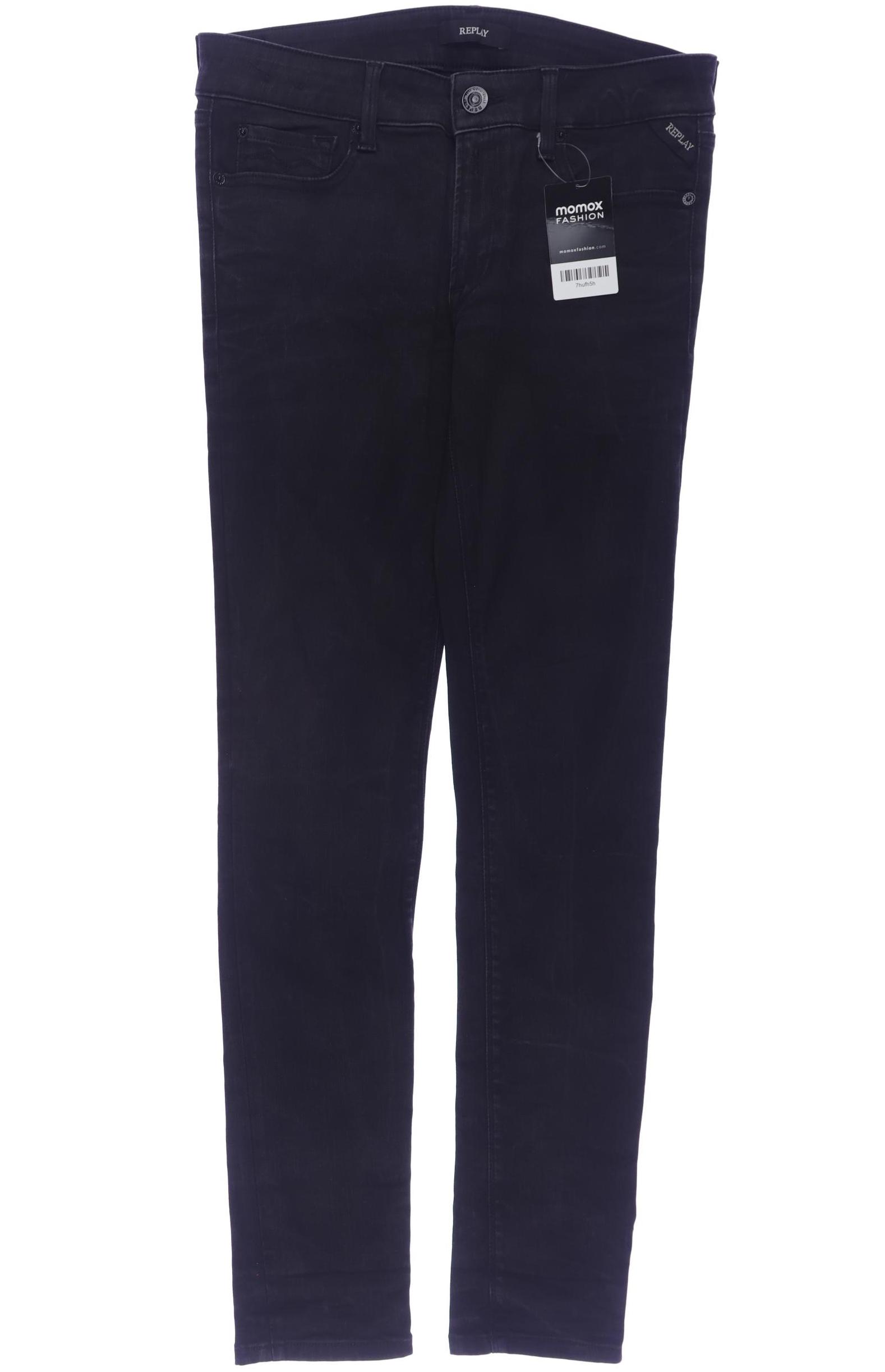 

Replay Damen Jeans, schwarz, Gr. 31