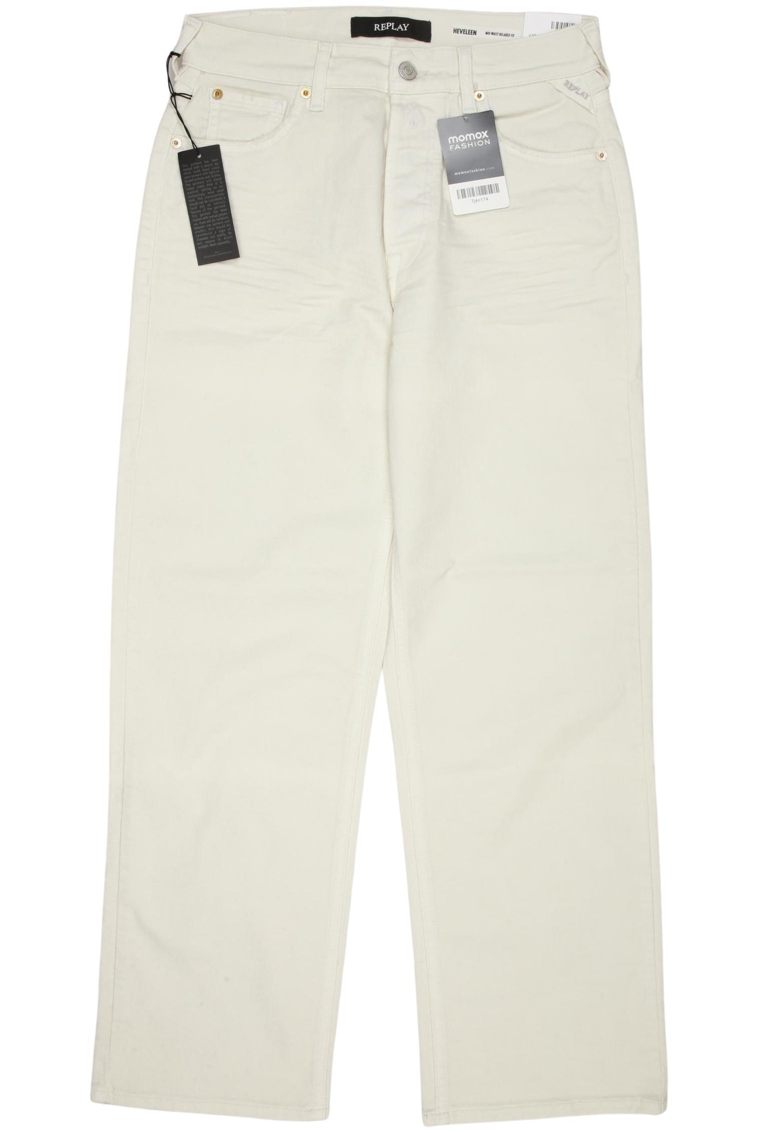

Replay Damen Jeans, cremeweiß, Gr. 26