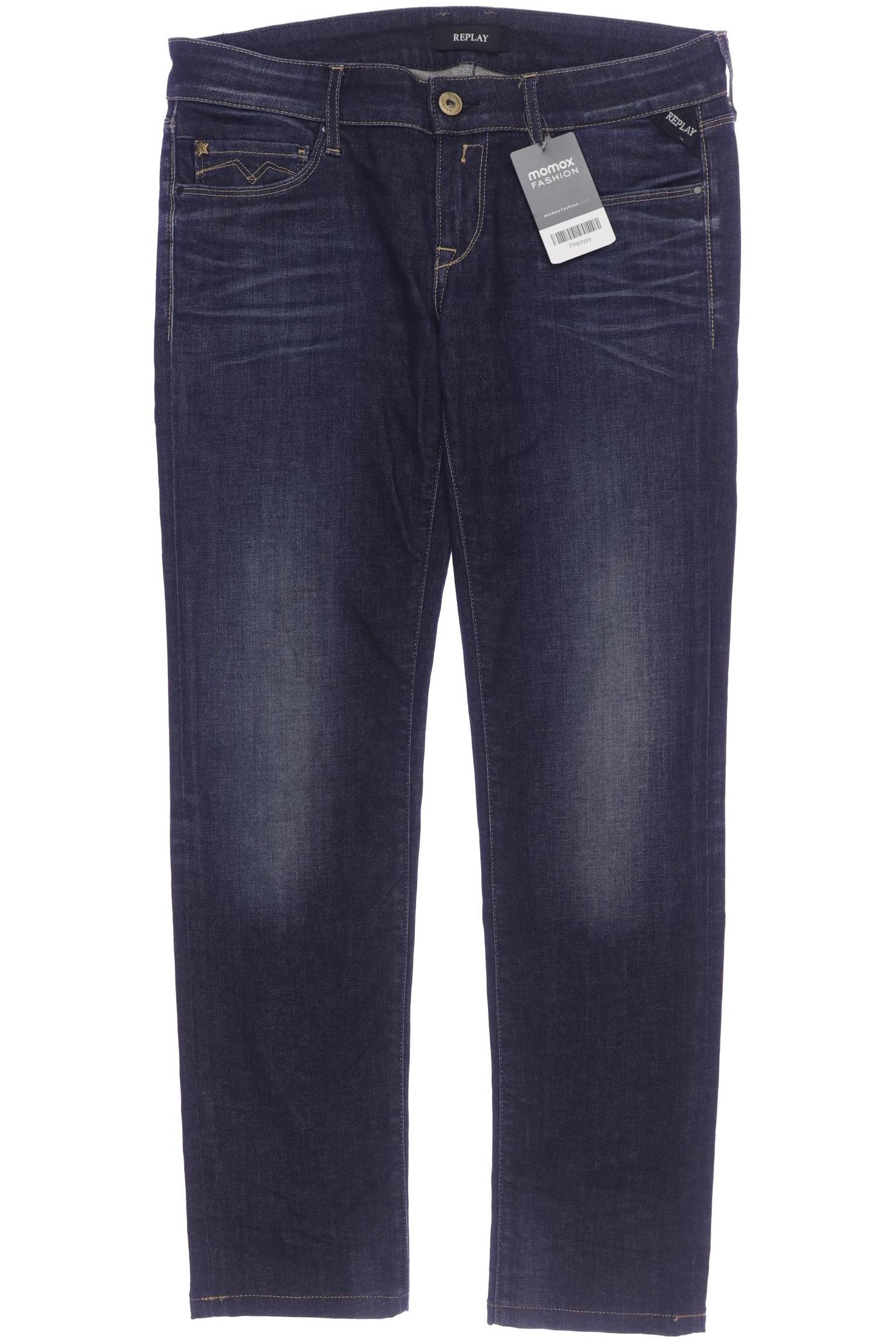 

Replay Damen Jeans, marineblau, Gr. 28